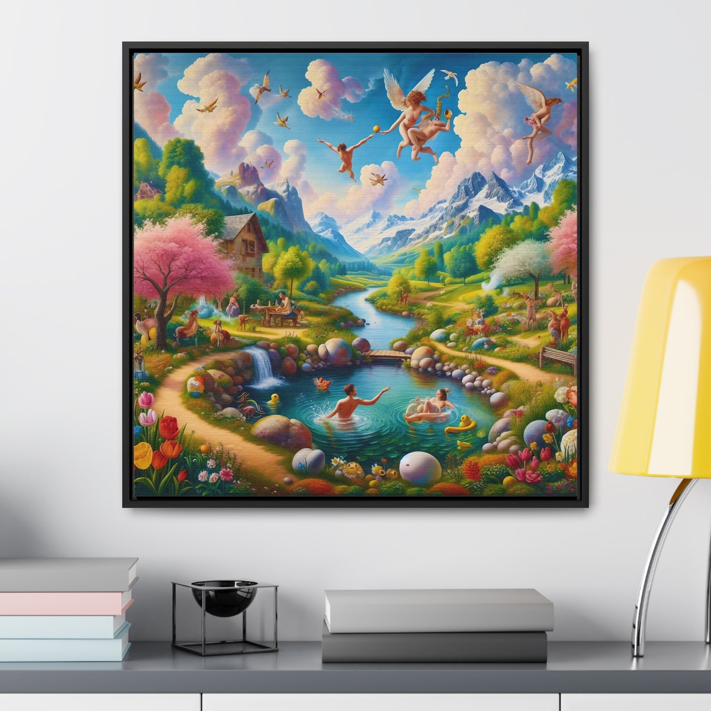 Framed Gallery Canvas Wrap - Spring 32