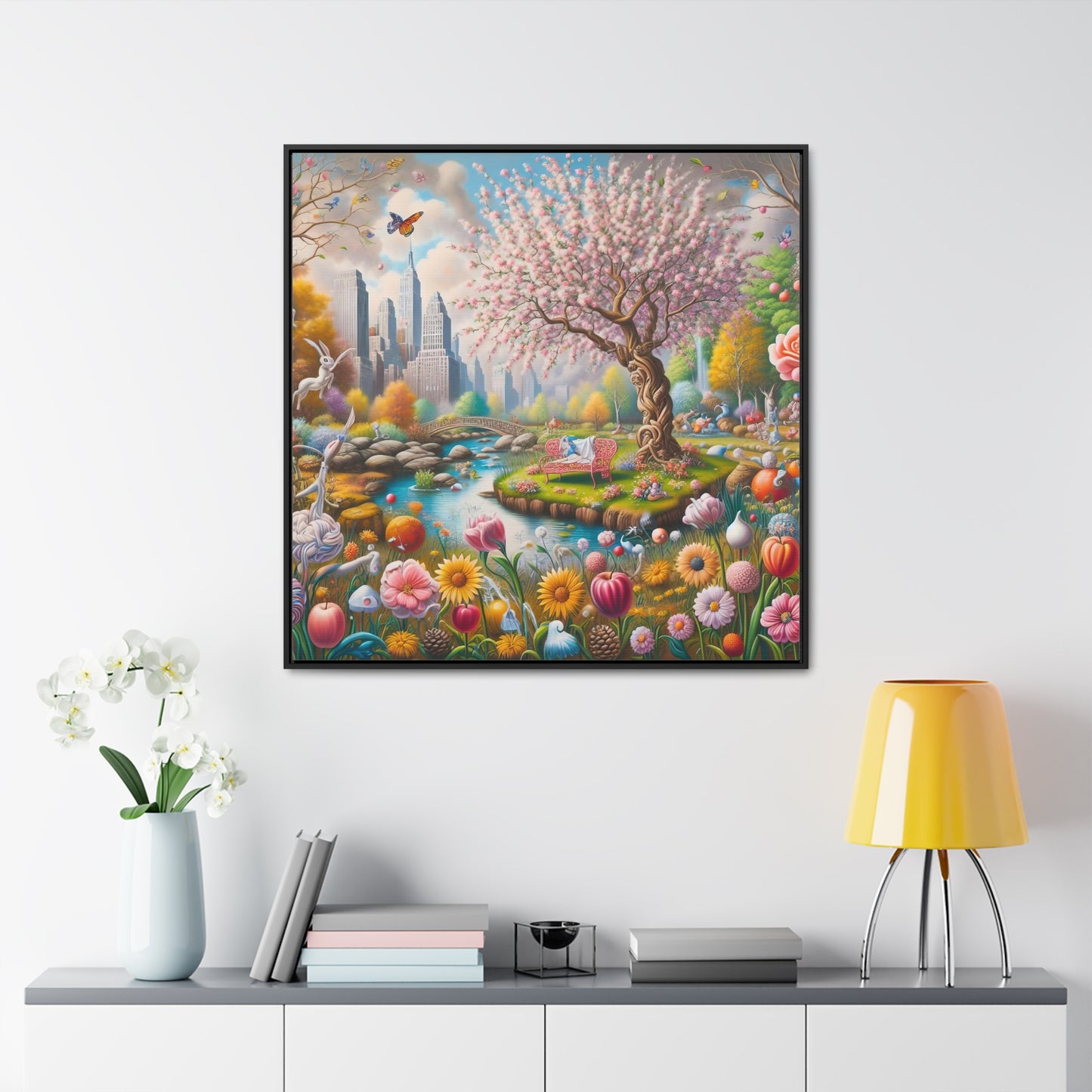 Framed Gallery Canvas Wrap - Spring 135