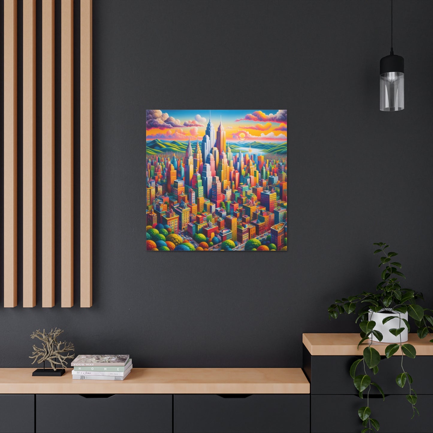 Canvas Gallery Wrap - City 16