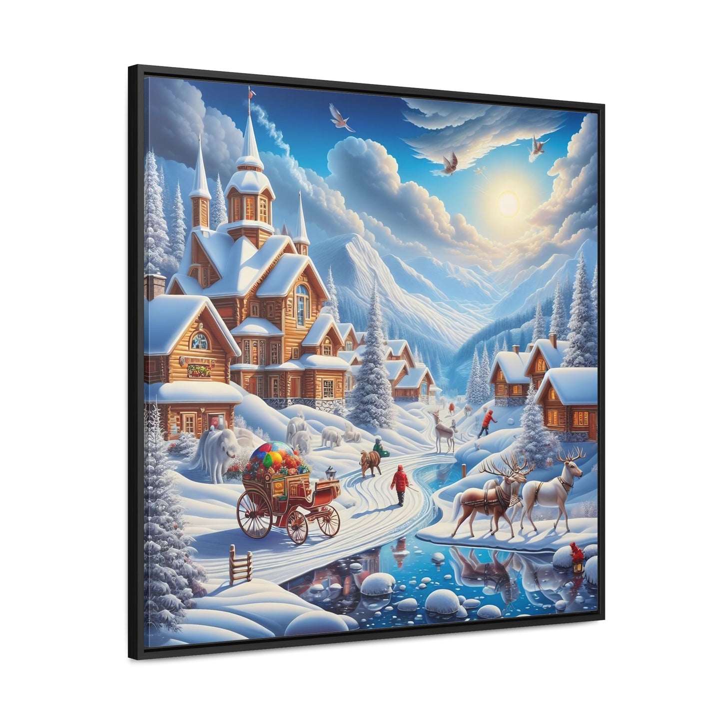 Framed Gallery Canvas Wrap - Winter 115