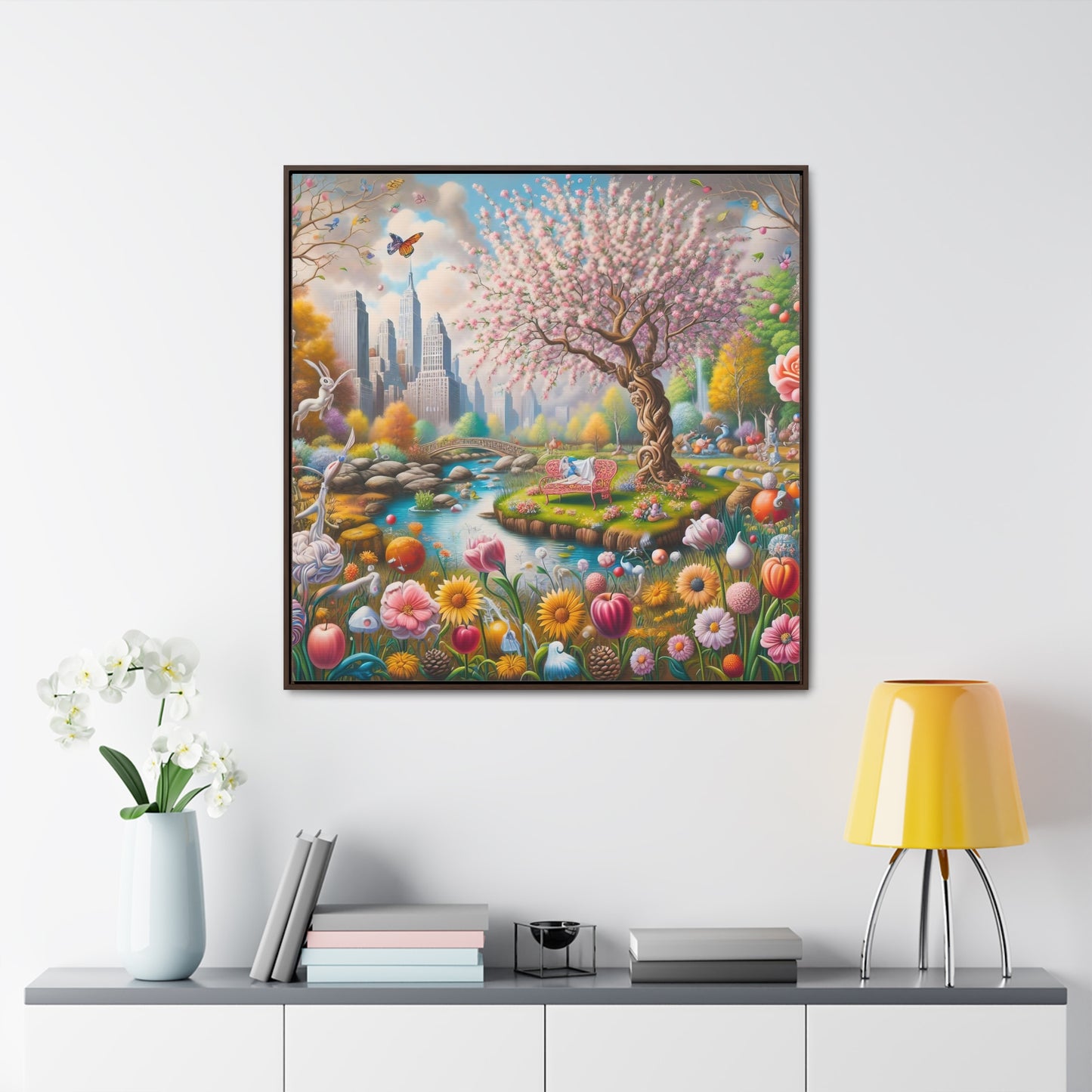 Framed Gallery Canvas Wrap - Spring 135