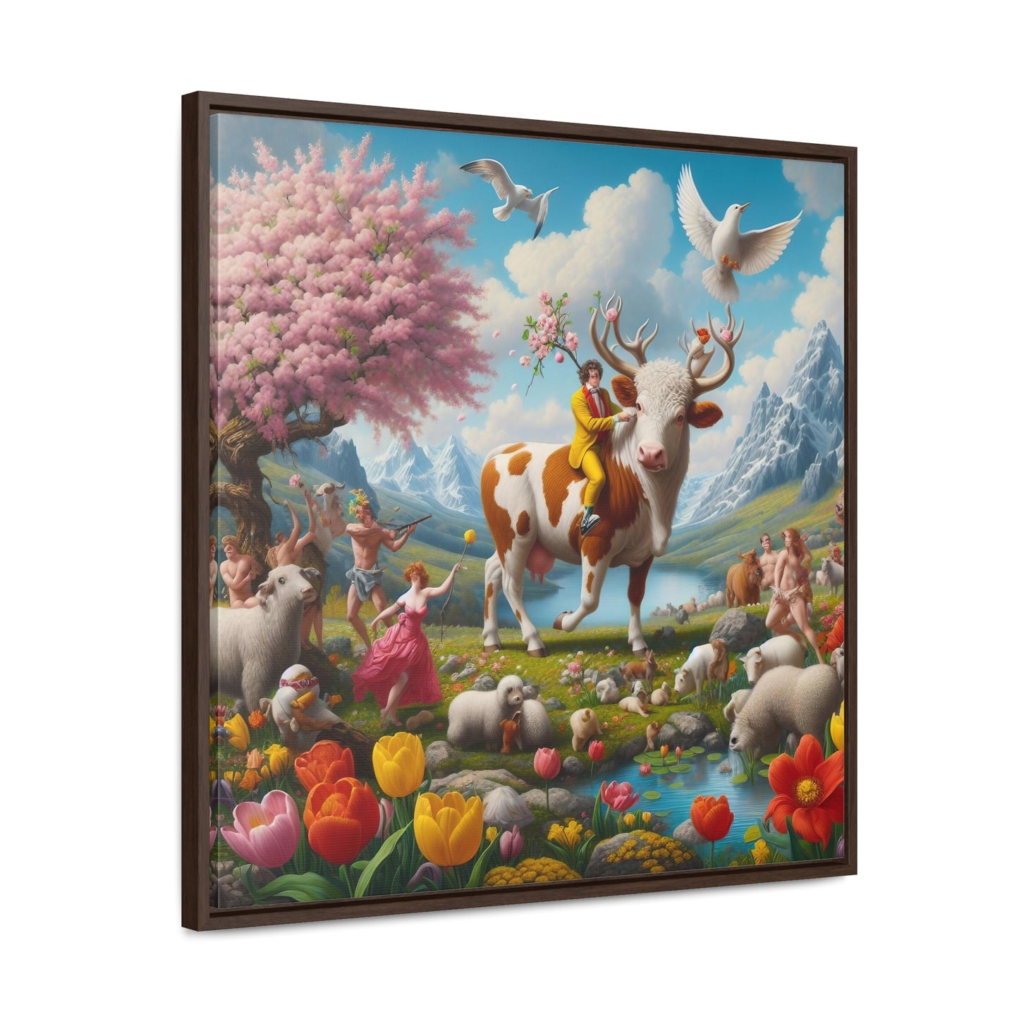 Framed Gallery Canvas Wrap - Spring 28