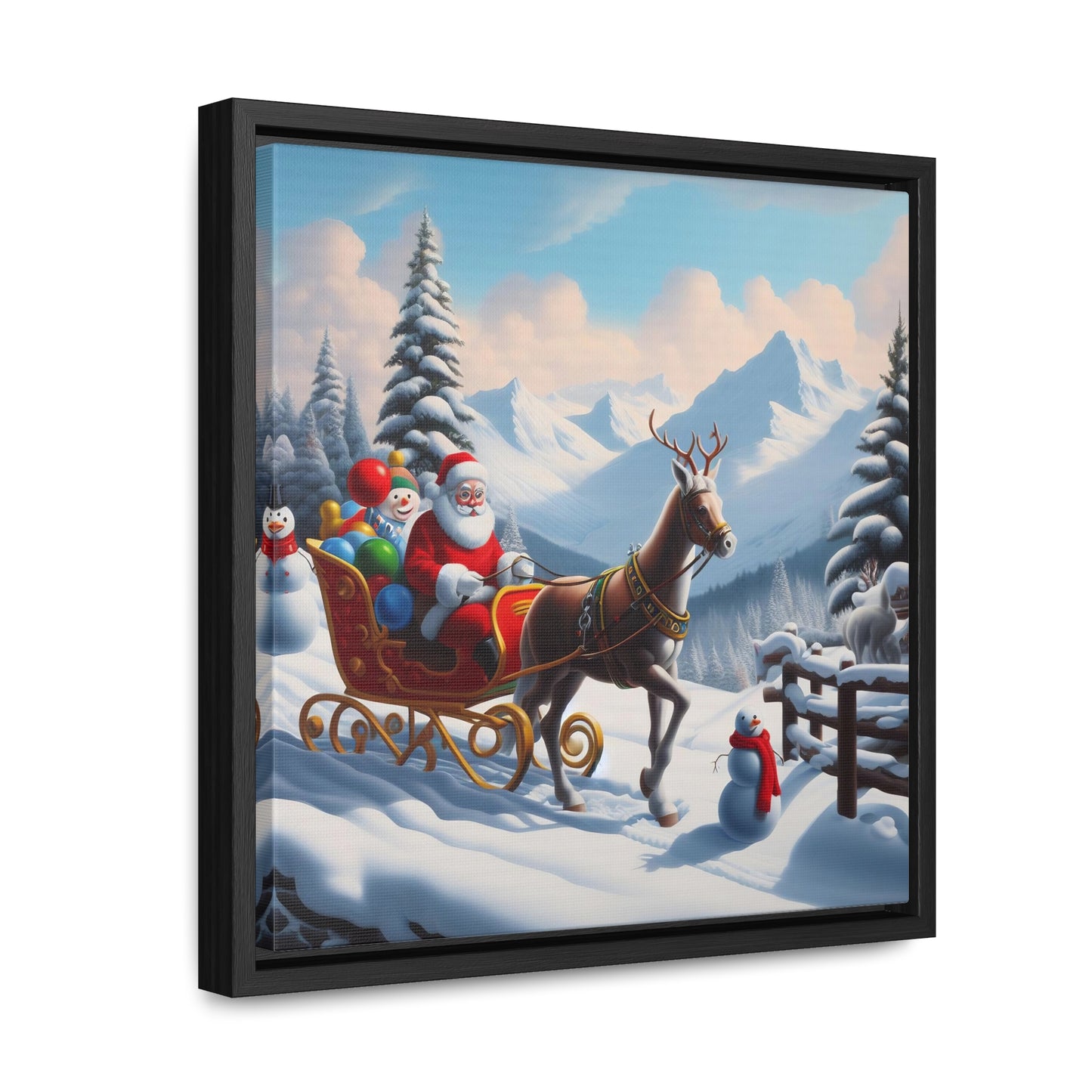 Framed Gallery Canvas Wrap - Winter 125