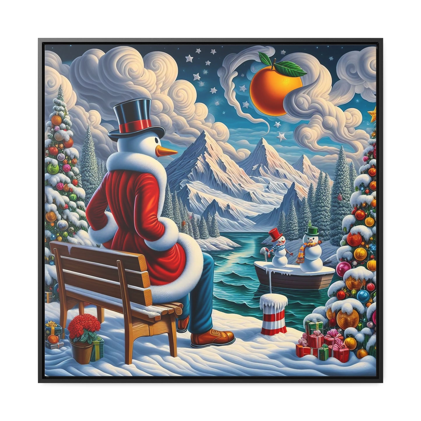 Framed Gallery Canvas Wrap - Winter 101