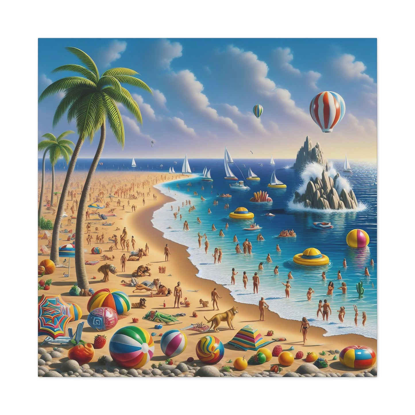 Canvas Gallery Wrap - Beach 20