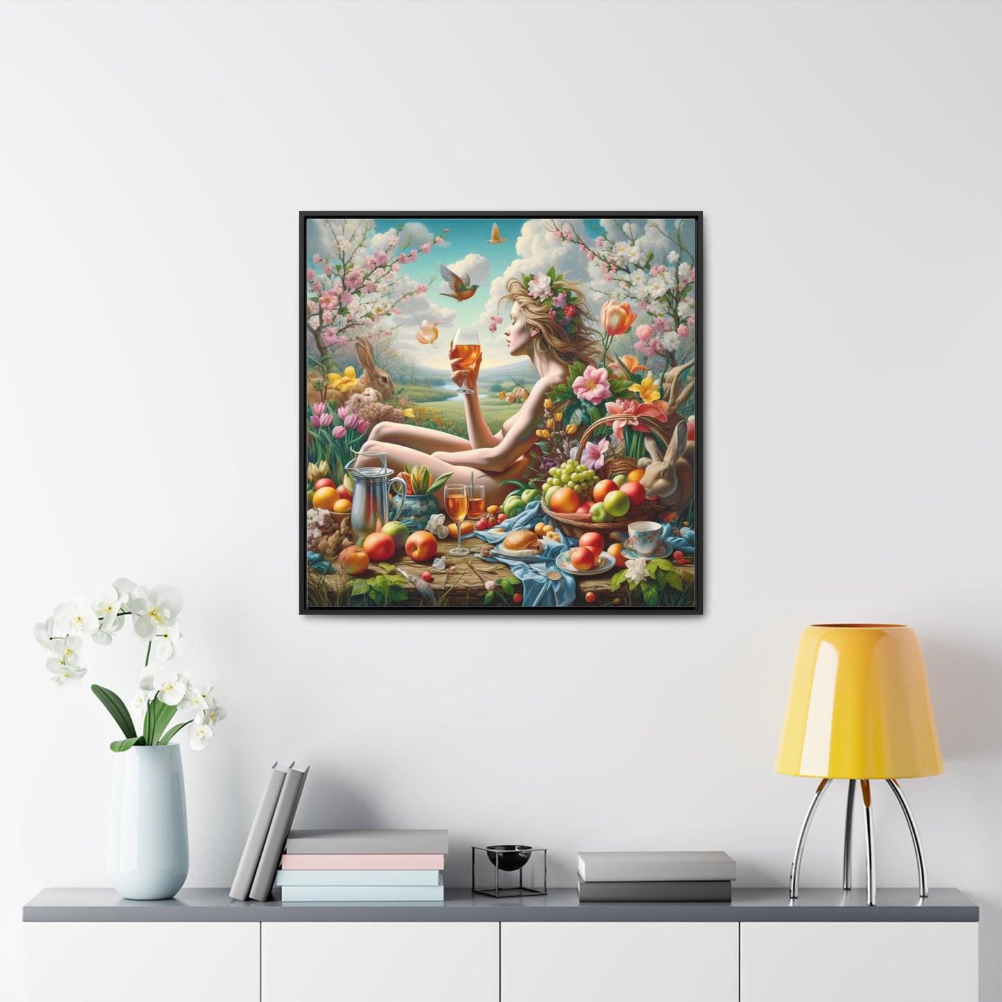 Framed Gallery Canvas Wrap - Spring 1