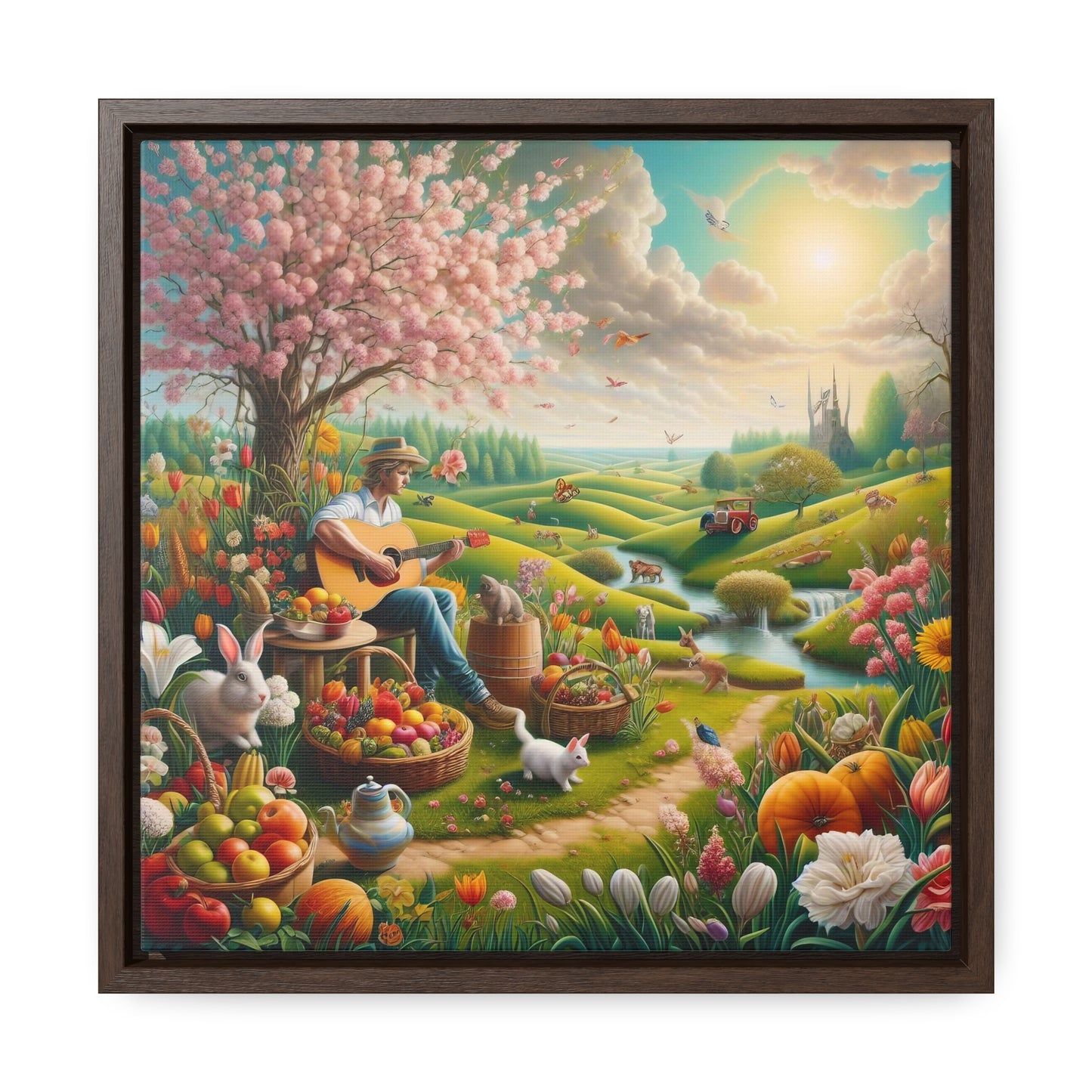 Framed Gallery Canvas Wrap - Spring 49