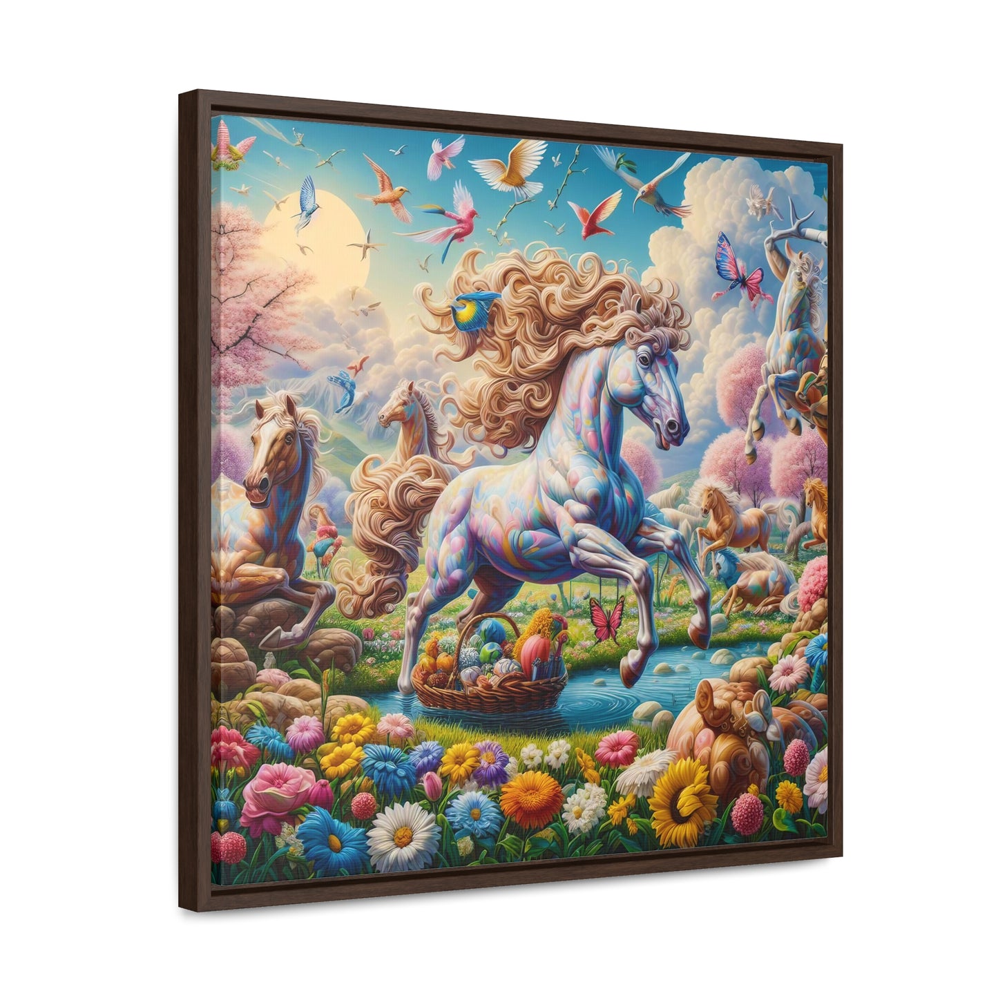 Framed Gallery Canvas Wrap - Spring 51