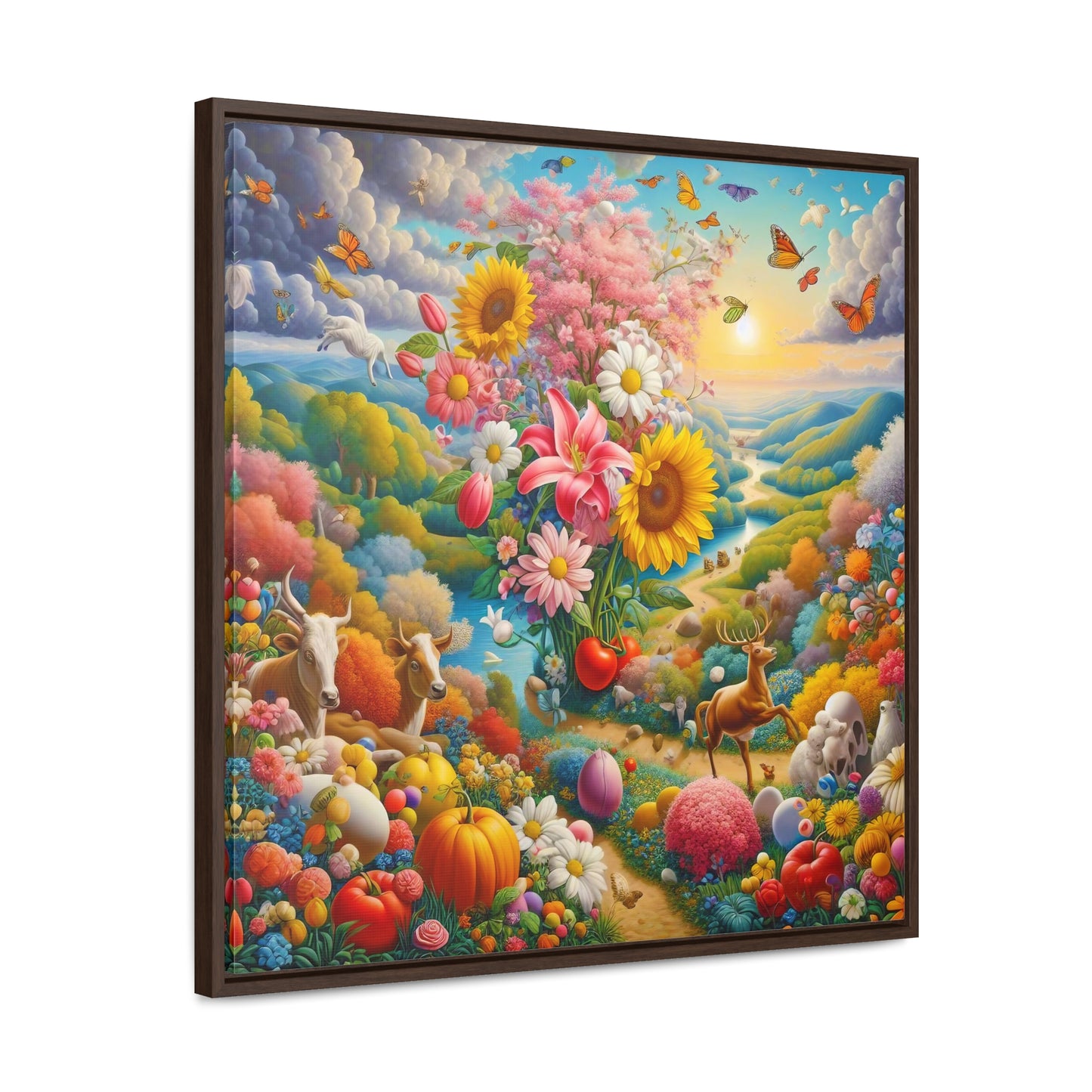 Framed Gallery Canvas Wrap - Spring 40