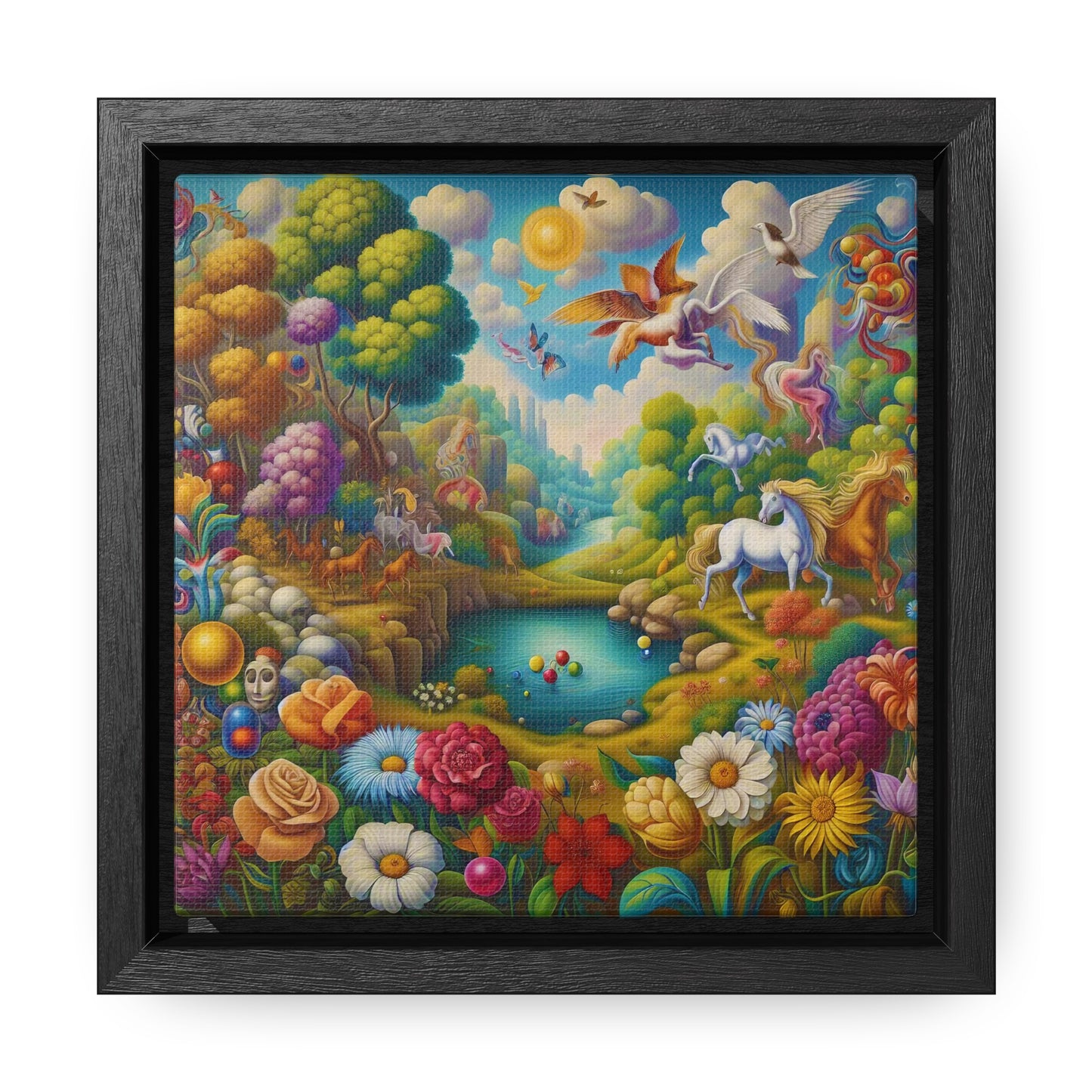 Framed Gallery Canvas Wrap - Spring 3