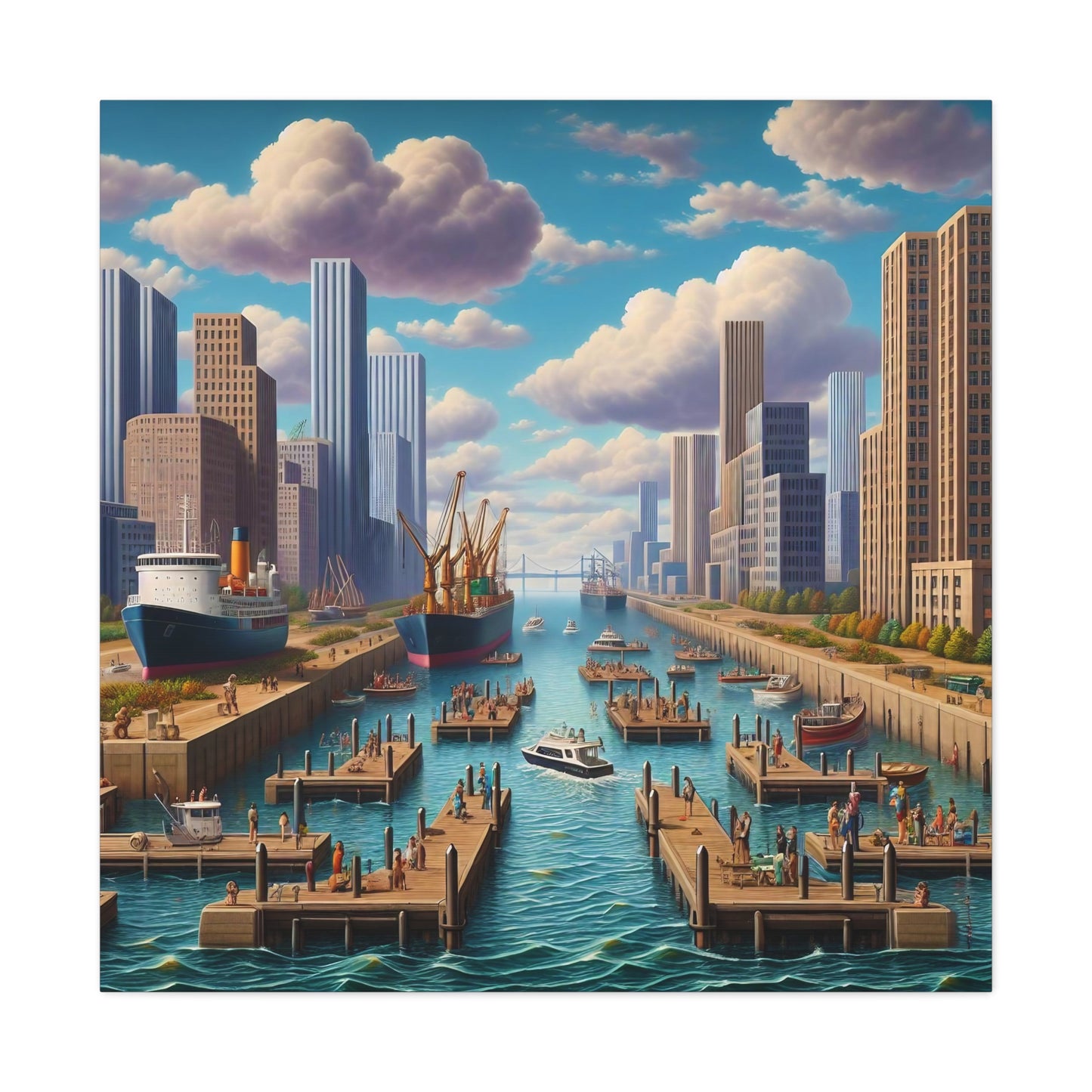 Canvas Gallery Wrap - Harbor 2