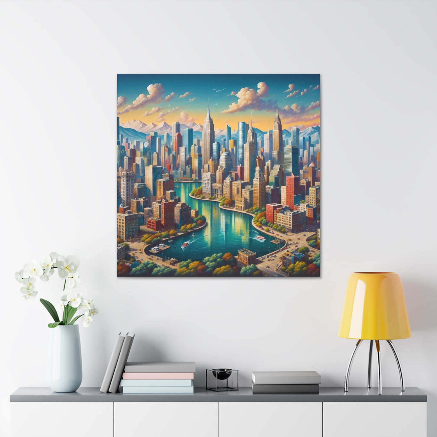 Canvas Gallery Wrap - City 1