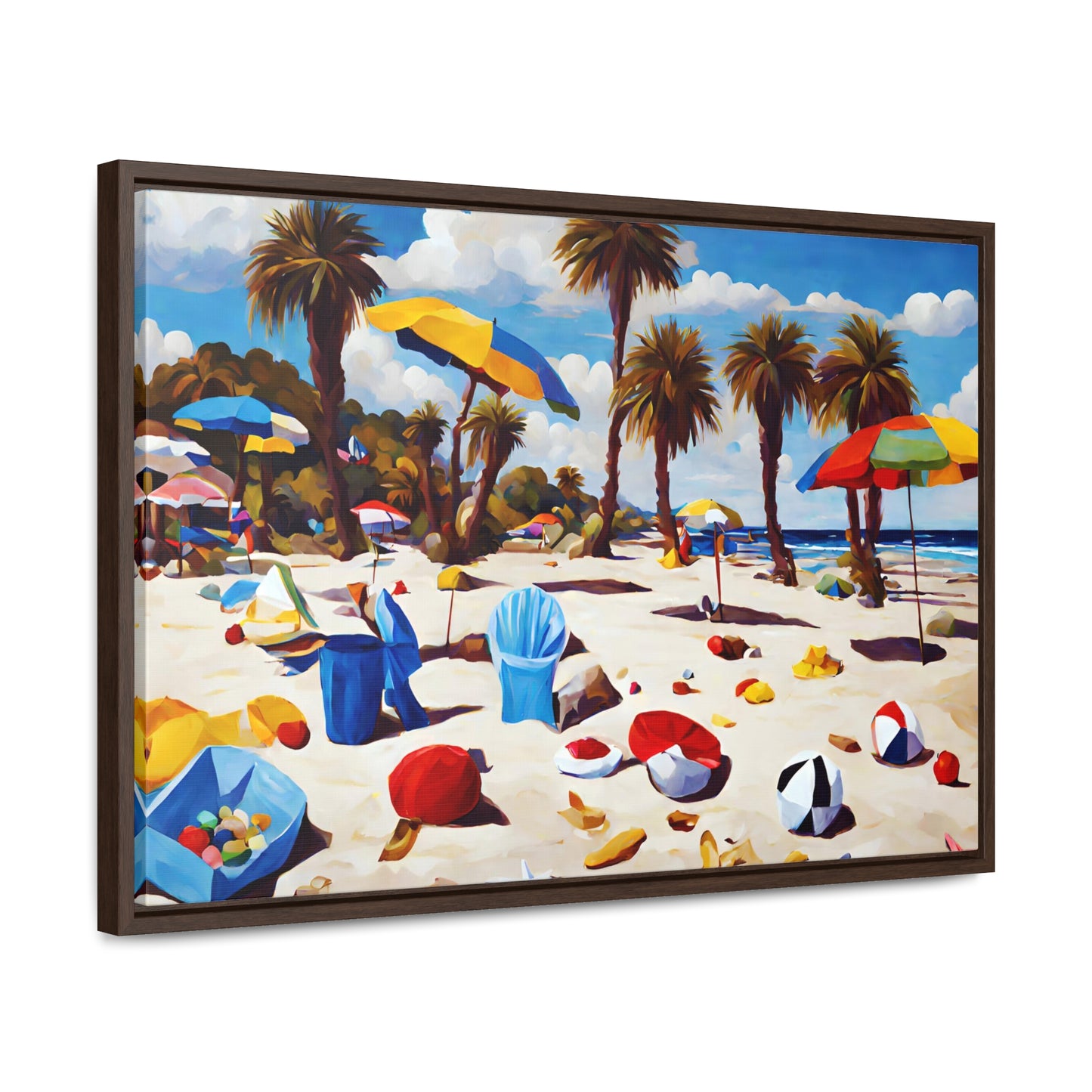 Framed Canvas Gallery Wrap - Beach 2020