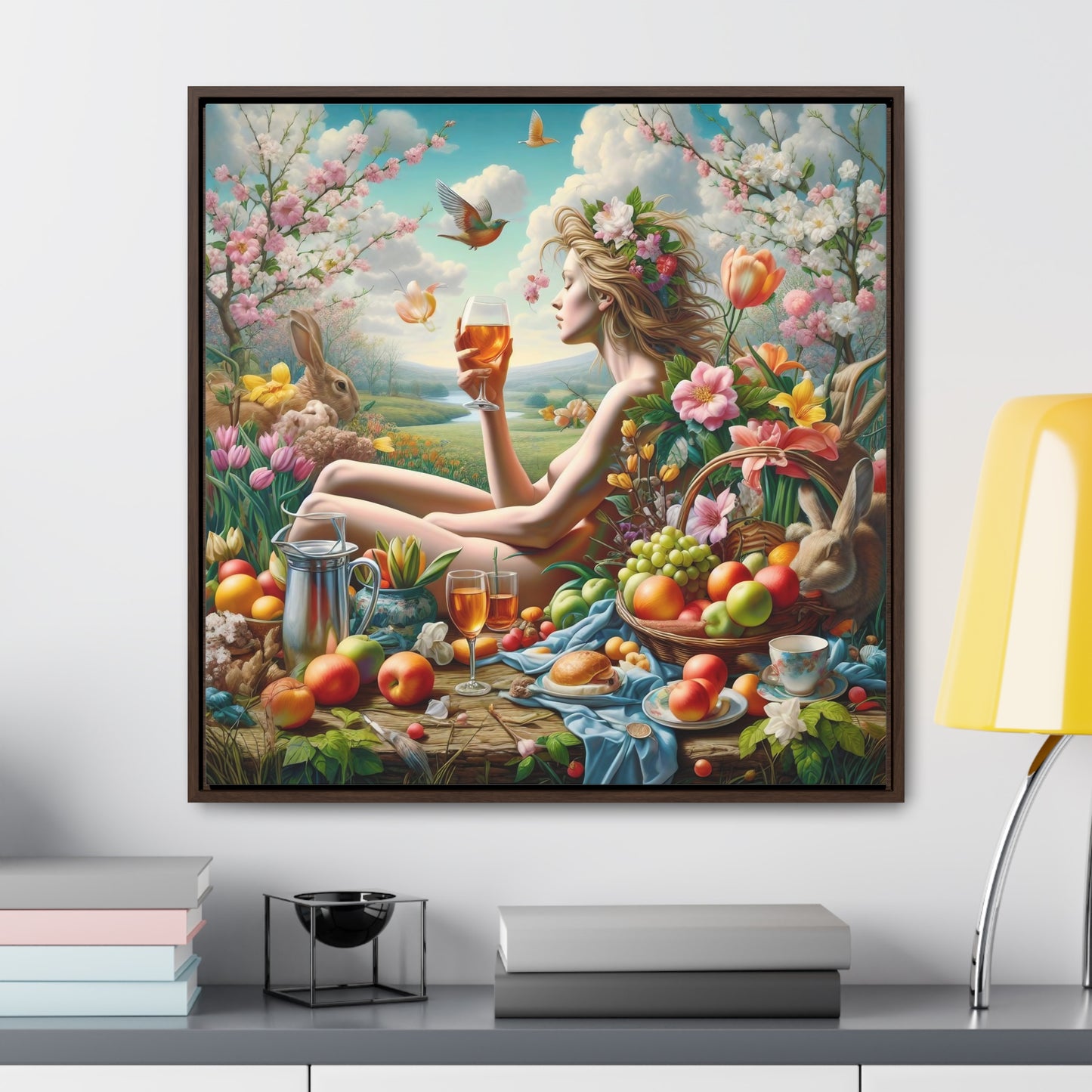 Framed Gallery Canvas Wrap - Spring 1