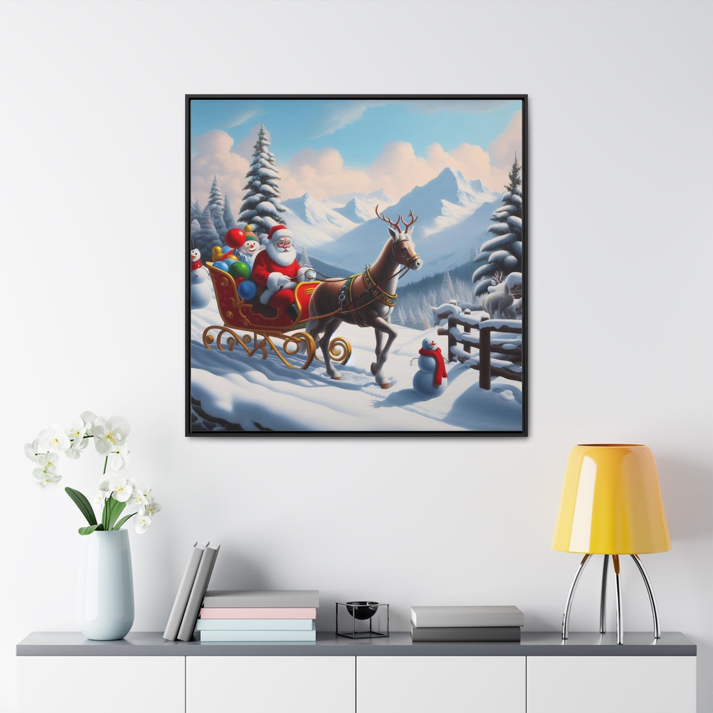 Framed Gallery Canvas Wrap - Winter 125