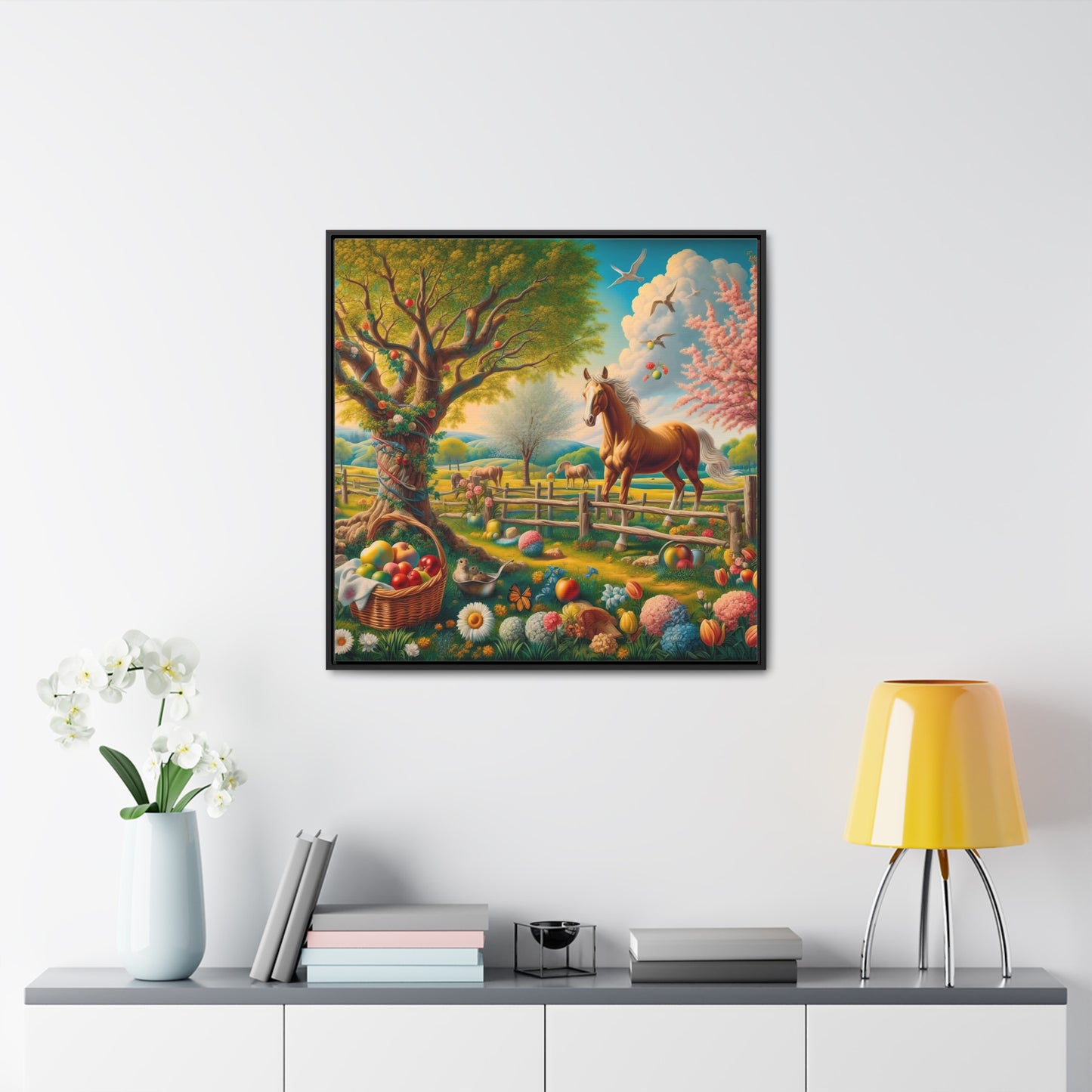 Framed Gallery Canvas Wrap - Spring 50