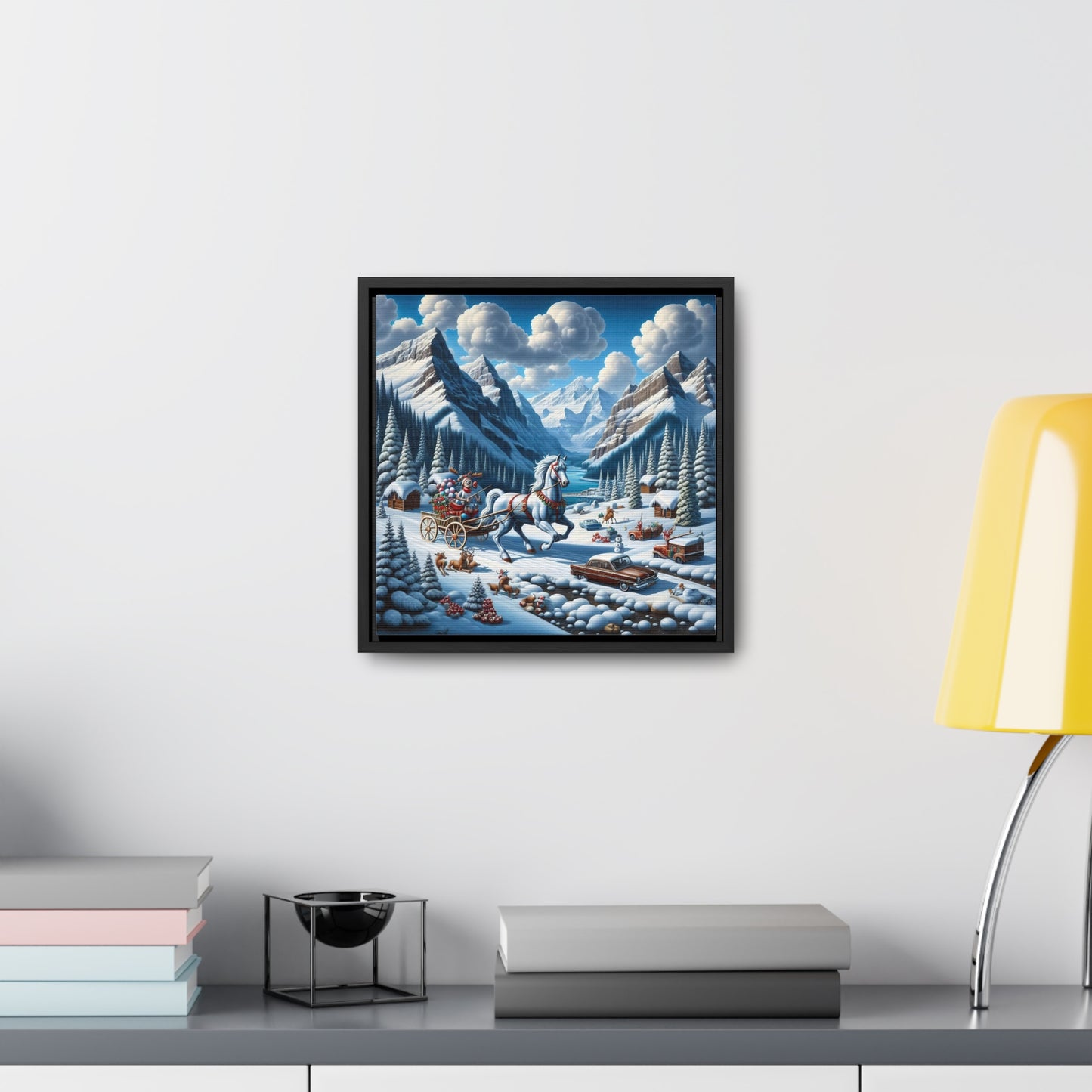 Framed Gallery Canvas Wrap - Winter 107