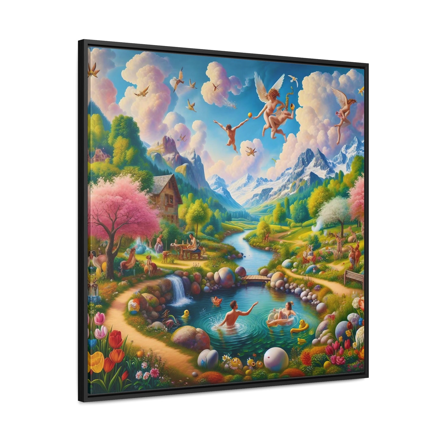 Framed Gallery Canvas Wrap - Spring 32