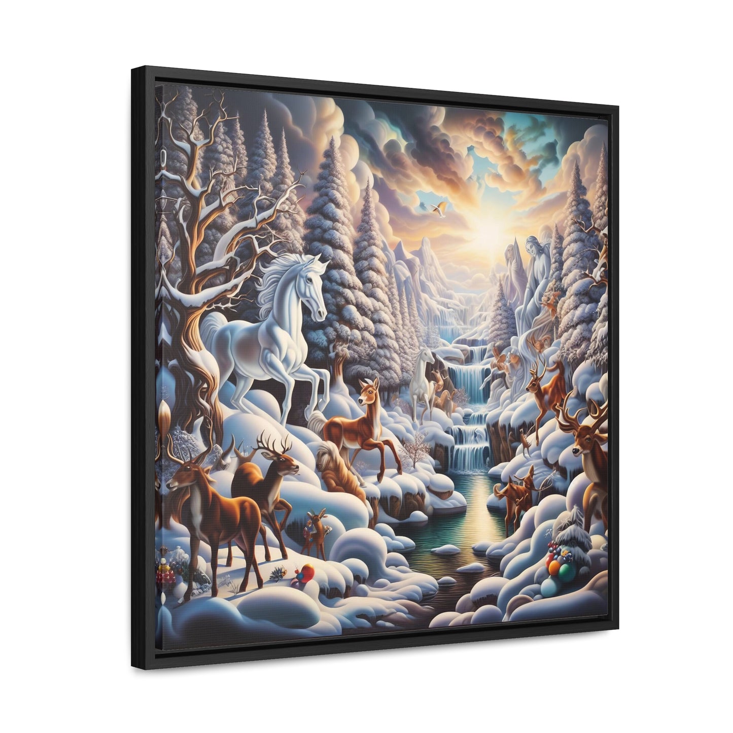 Framed Gallery Canvas Wrap - Winter 116