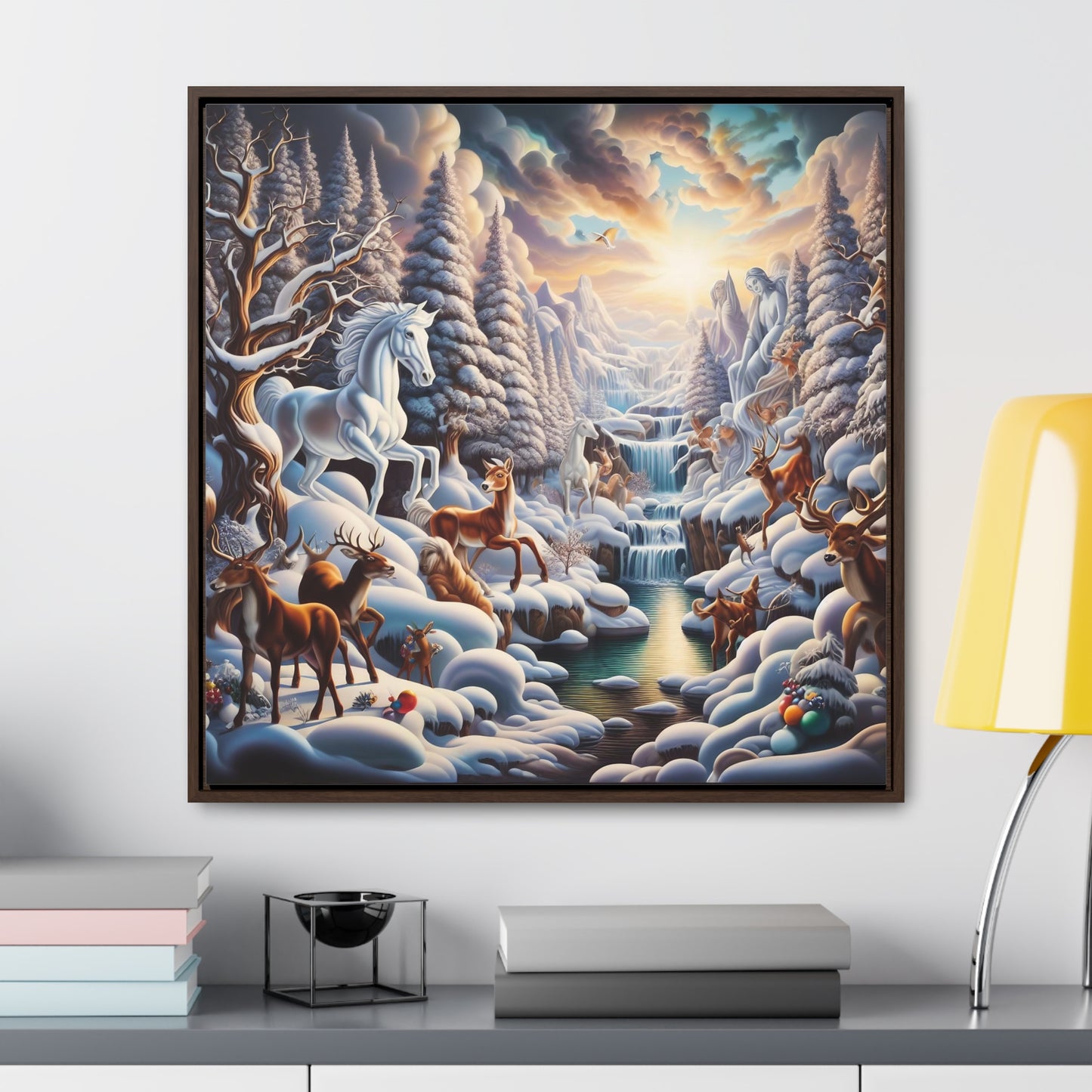 Framed Gallery Canvas Wrap - Winter 116