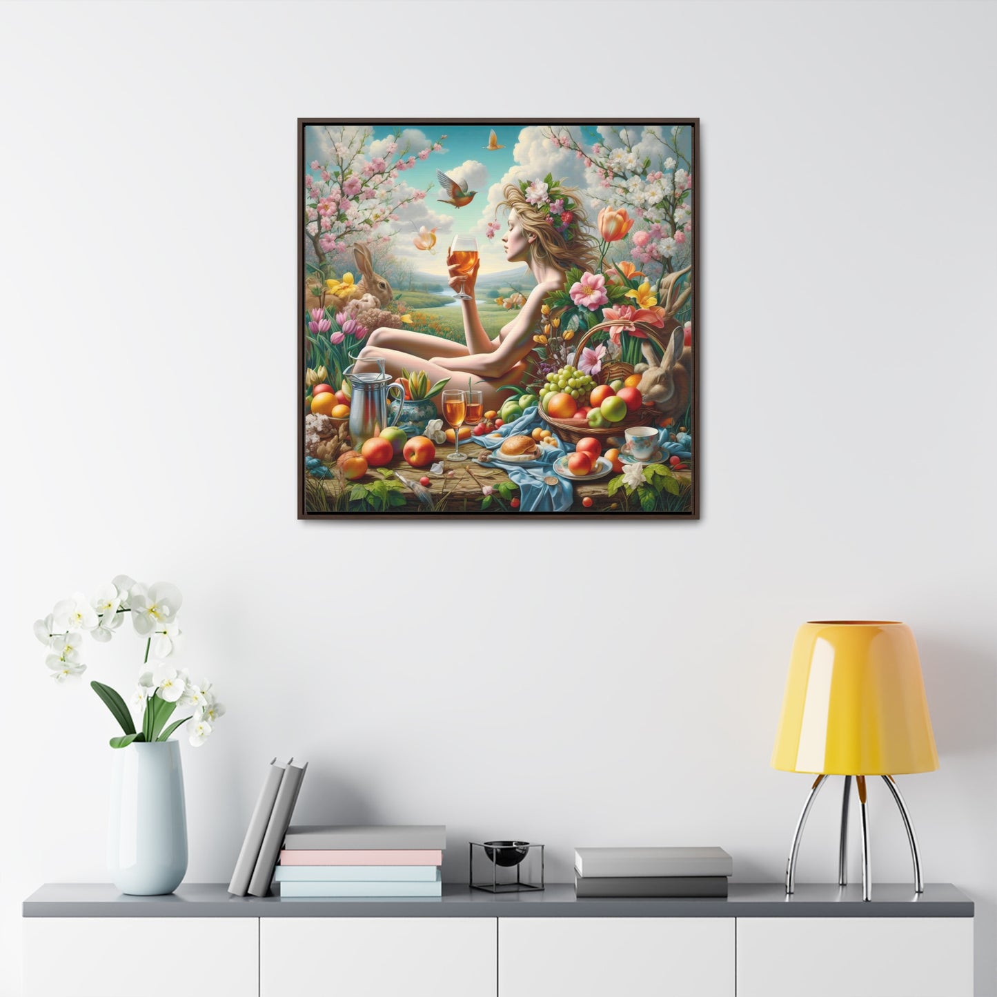 Framed Gallery Canvas Wrap - Spring 1