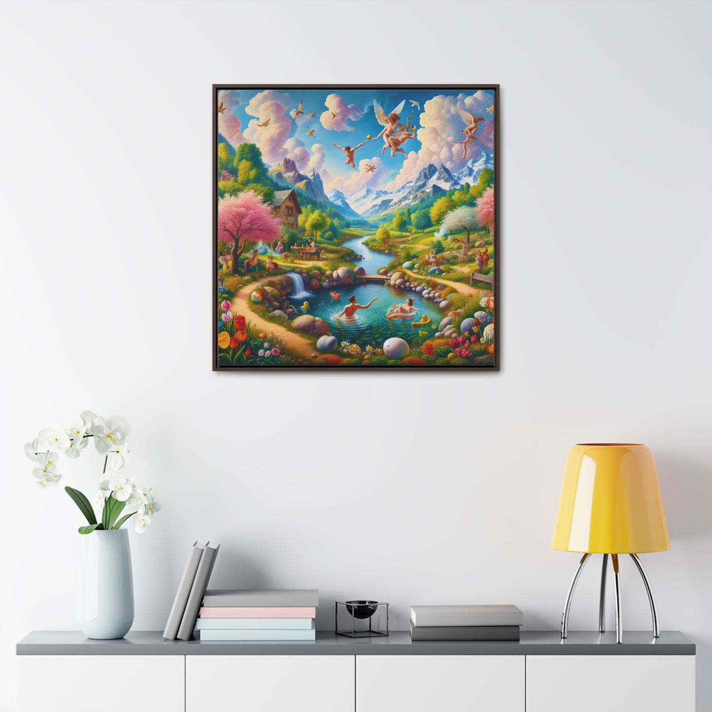 Framed Gallery Canvas Wrap - Spring 32