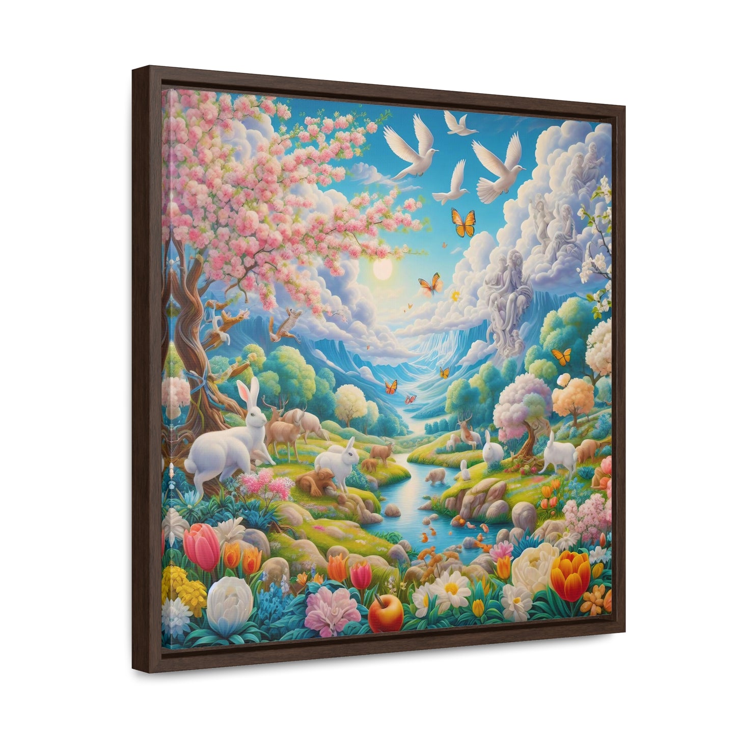 Framed Gallery Canvas Wrap - Spring 129