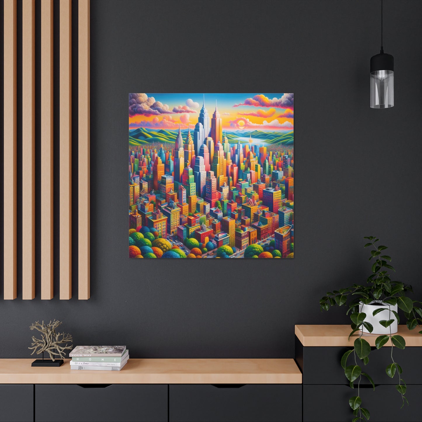 Canvas Gallery Wrap - City 16