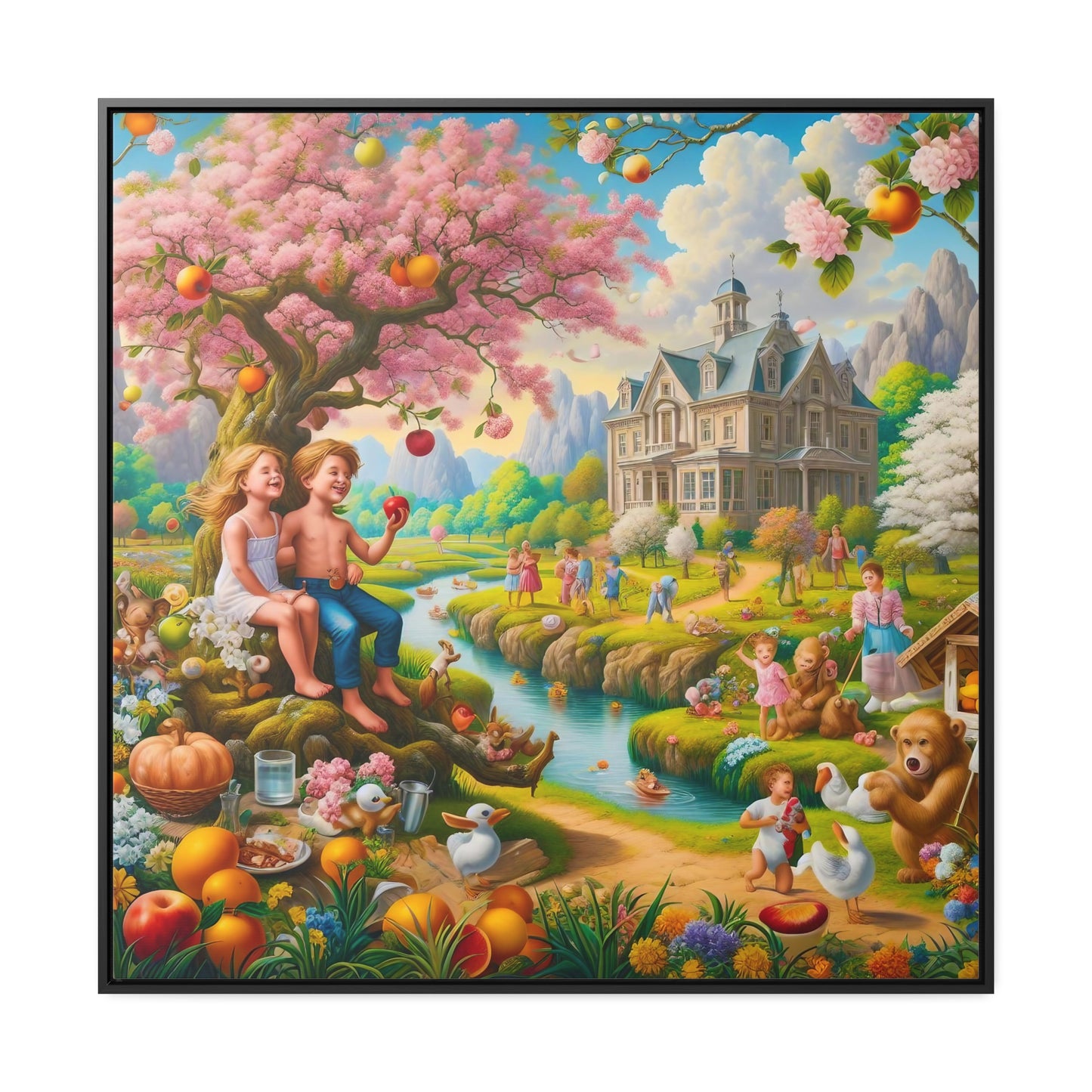 Framed Gallery Canvas Wrap - Spring 35