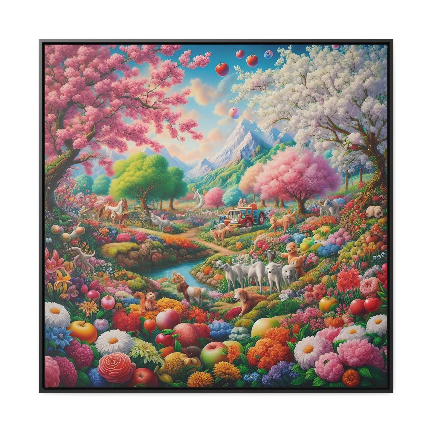 Framed Gallery Canvas Wrap - Spring 45