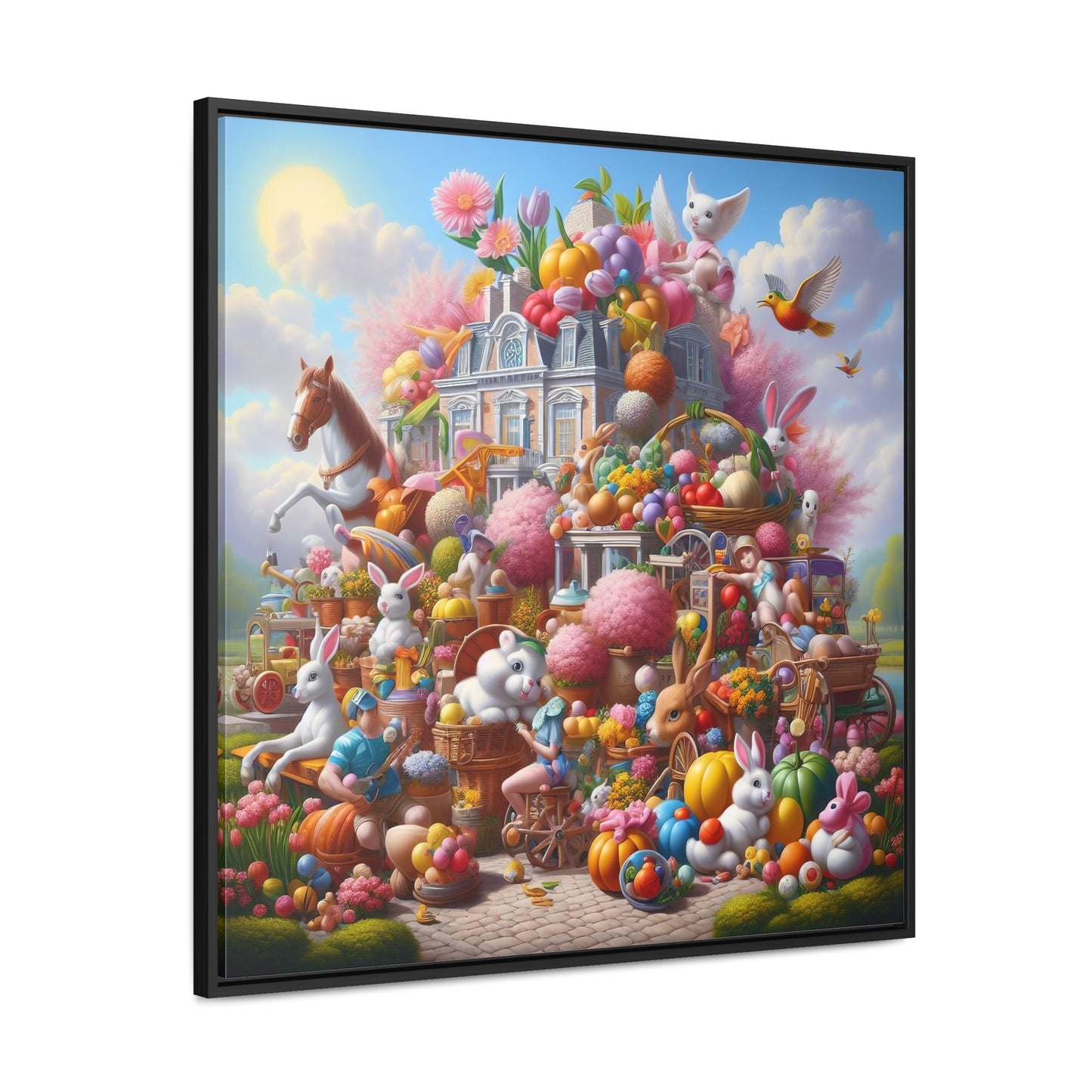 Framed Gallery Canvas Wrap - Spring 14