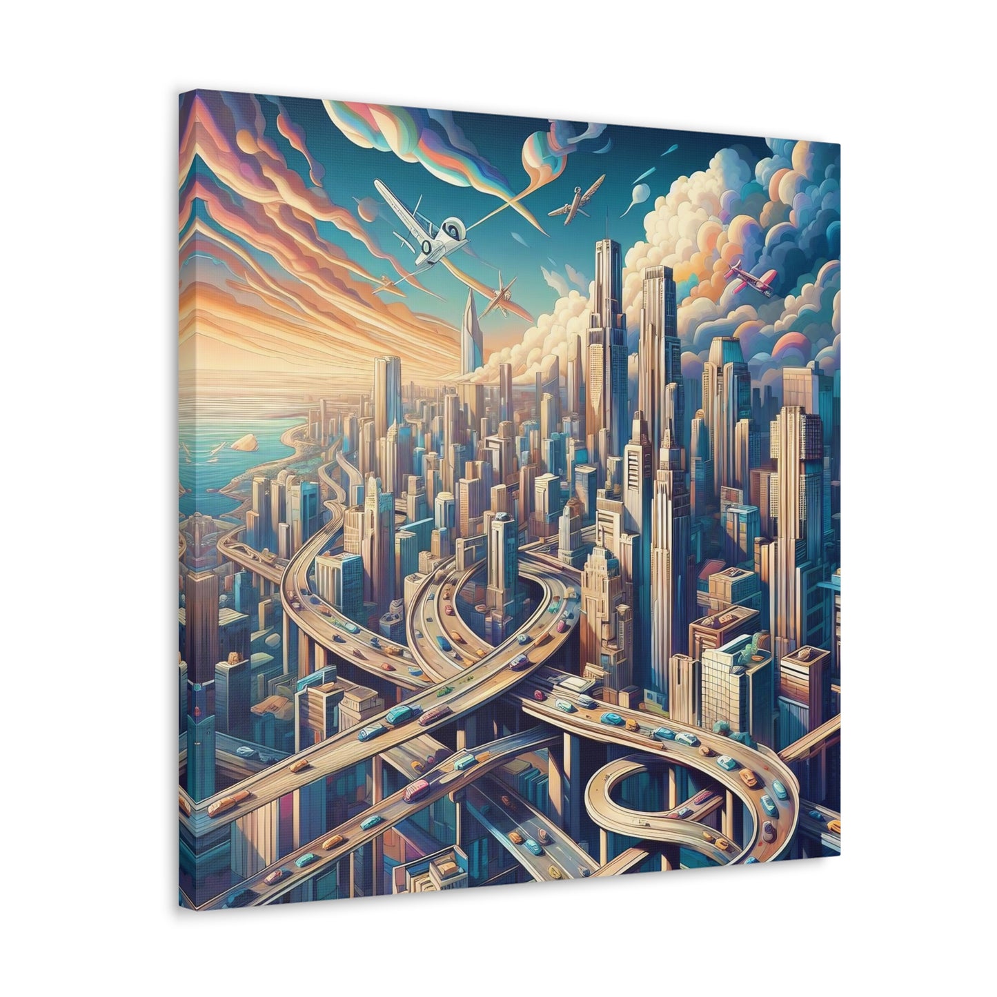 Canvas Gallery Wrap - City 10