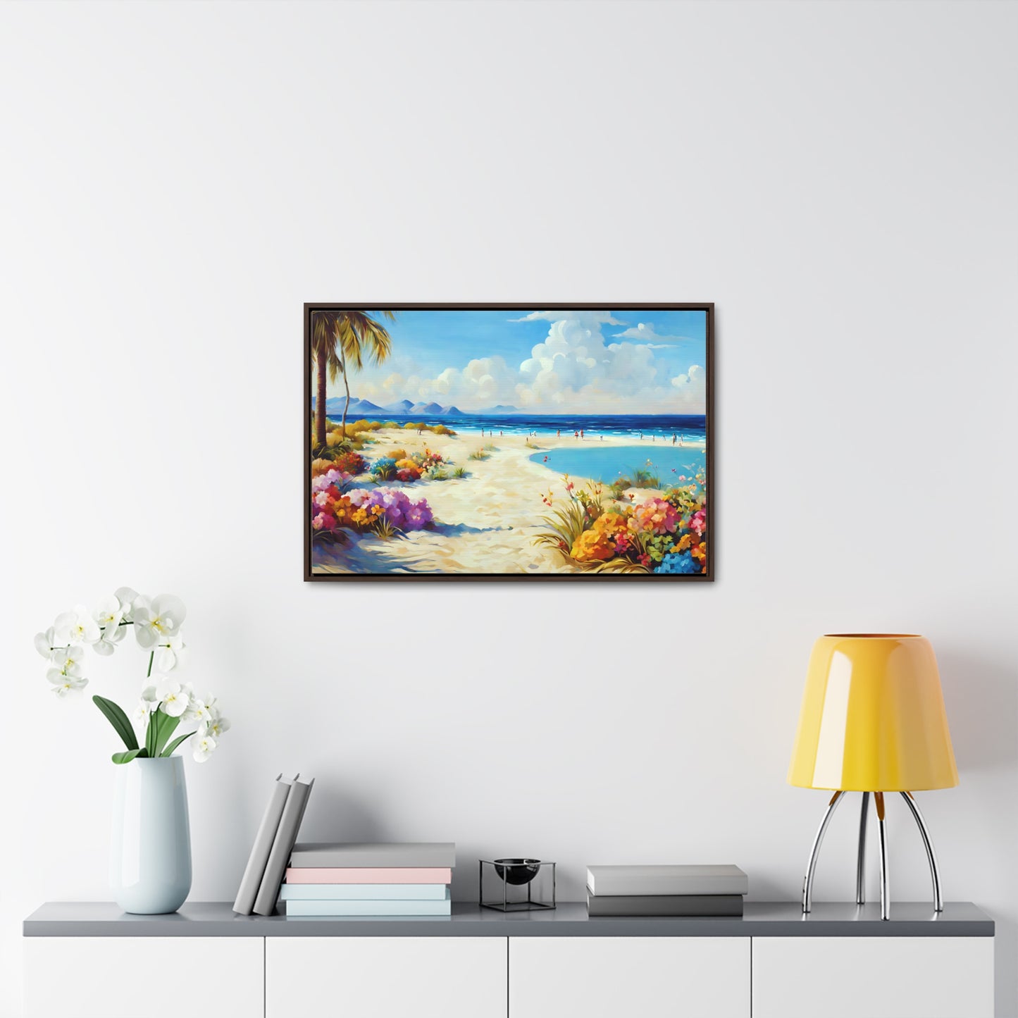 Framed Canvas Gallery Wrap - Beach 2013