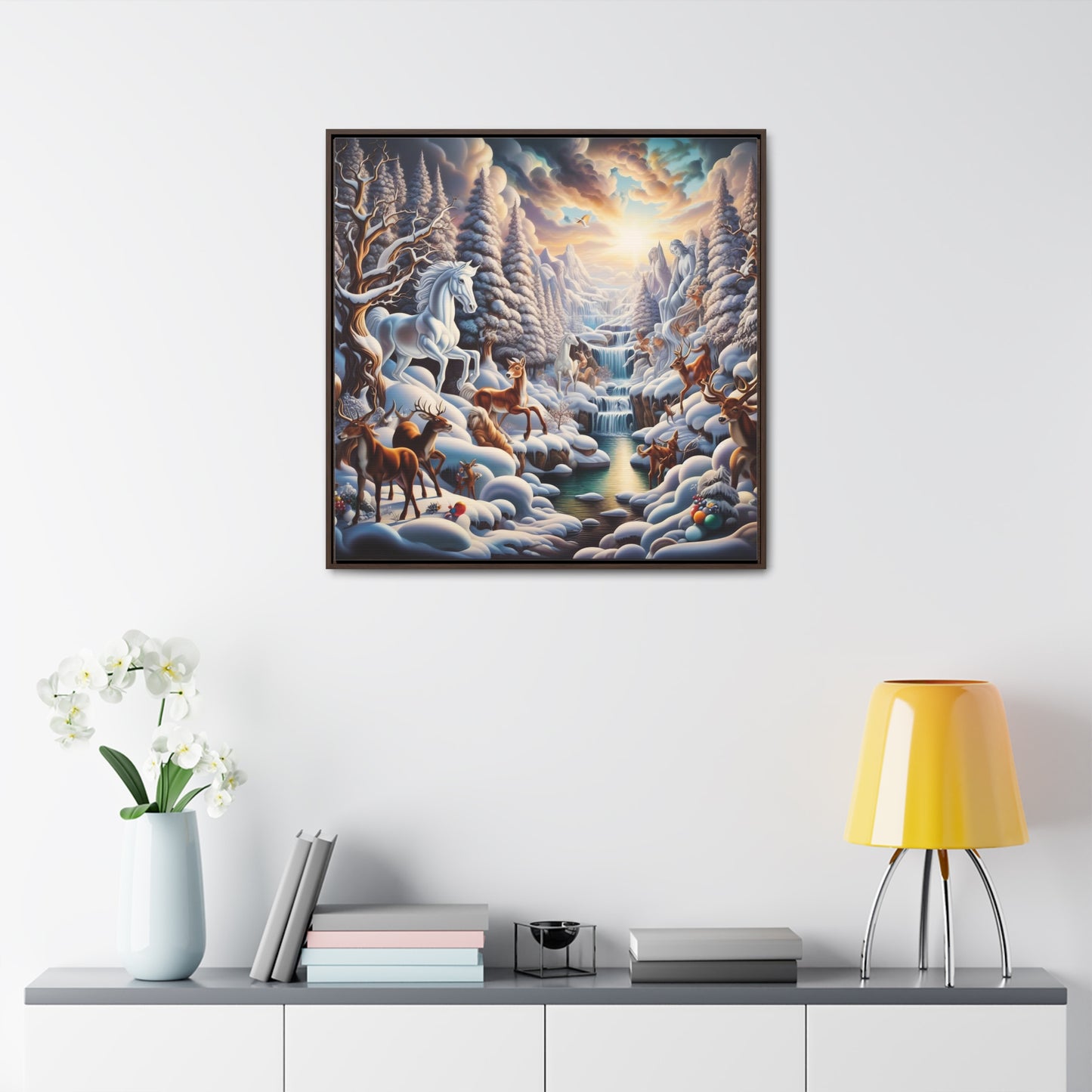 Framed Gallery Canvas Wrap - Winter 116