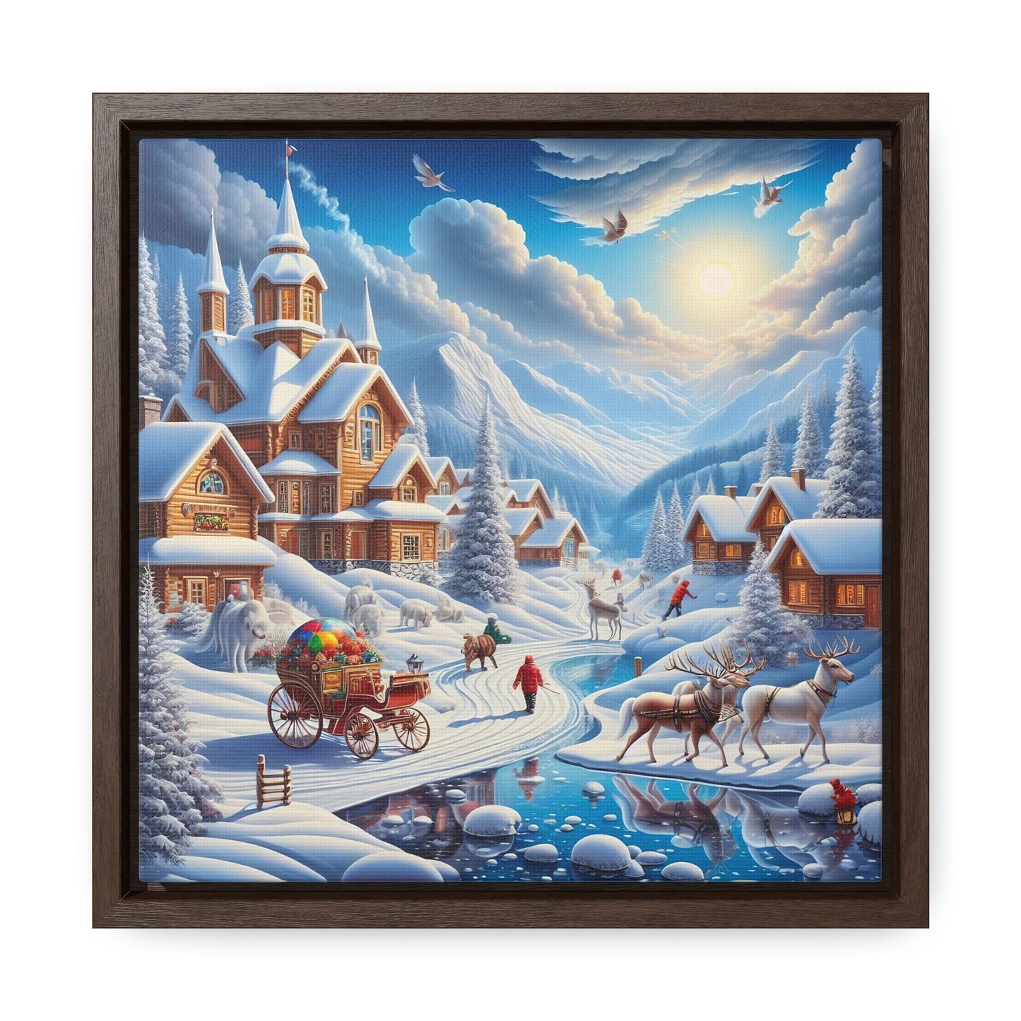 Framed Gallery Canvas Wrap - Winter 115