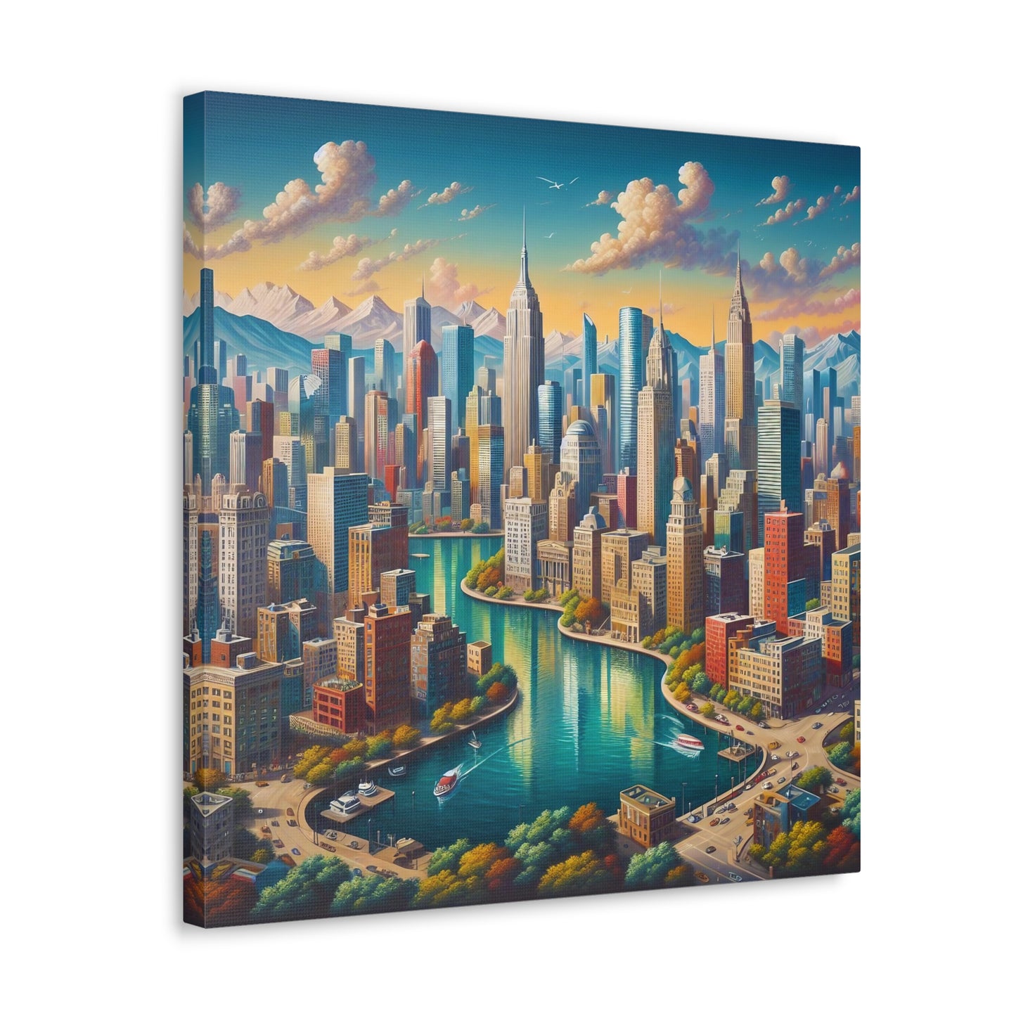 Canvas Gallery Wrap - City 1