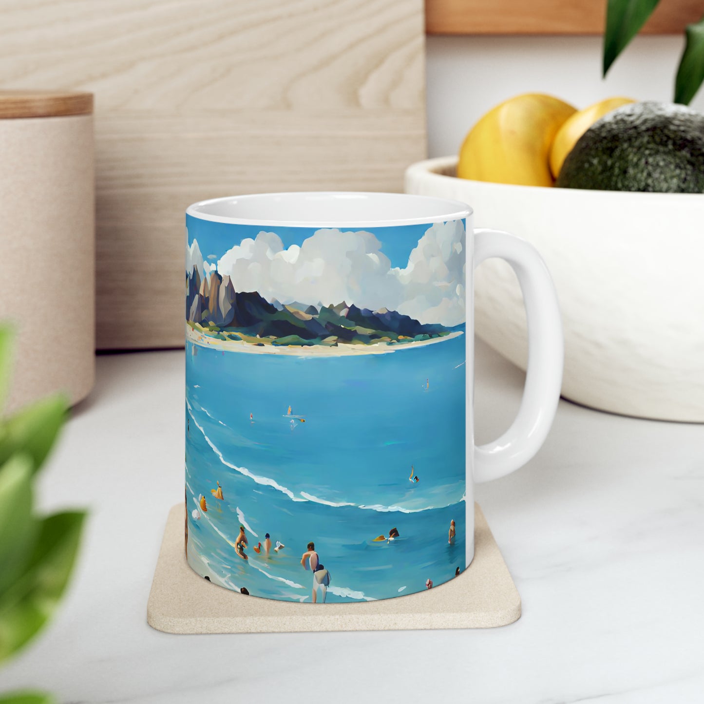 Ceramic Mug 11oz - Beach 2008