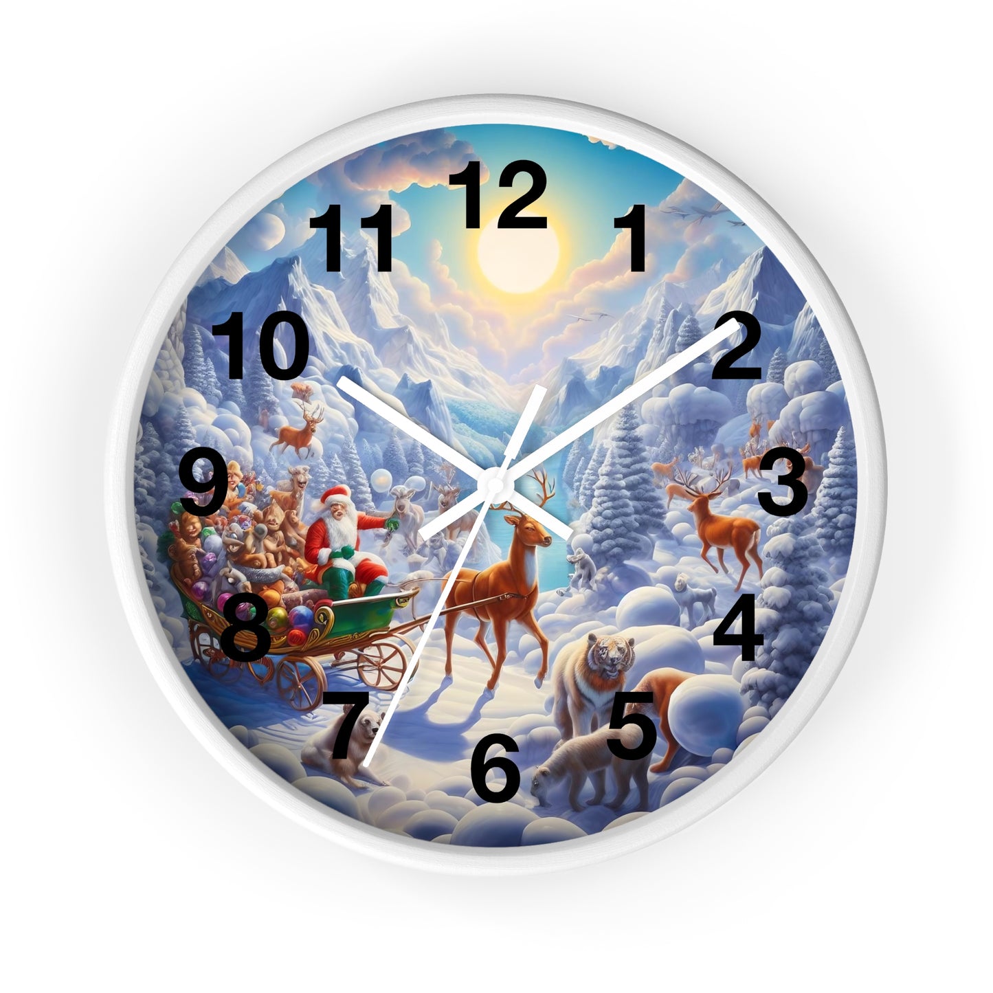 Wall Clock - Winter 123