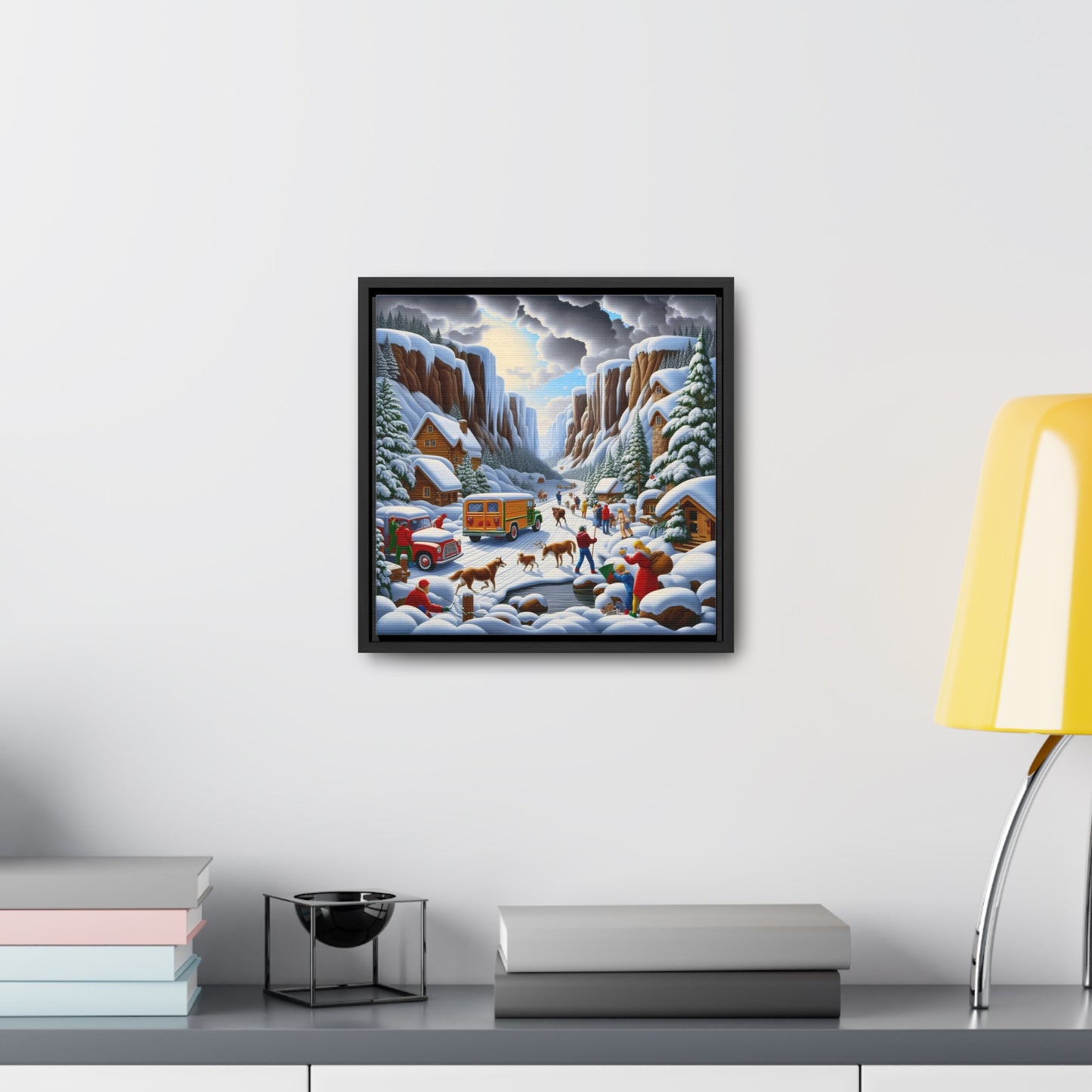 Framed Gallery Canvas Wrap - Winter 120