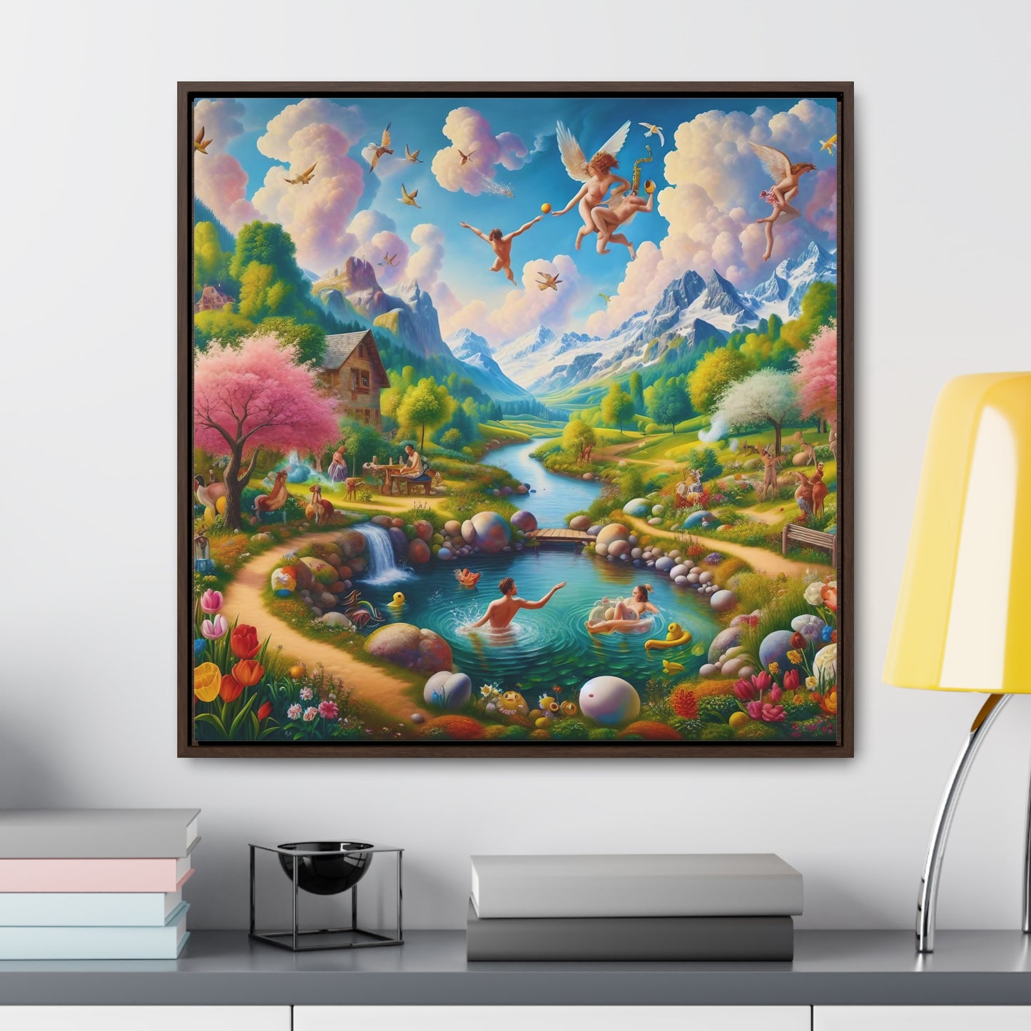 Framed Gallery Canvas Wrap - Spring 32