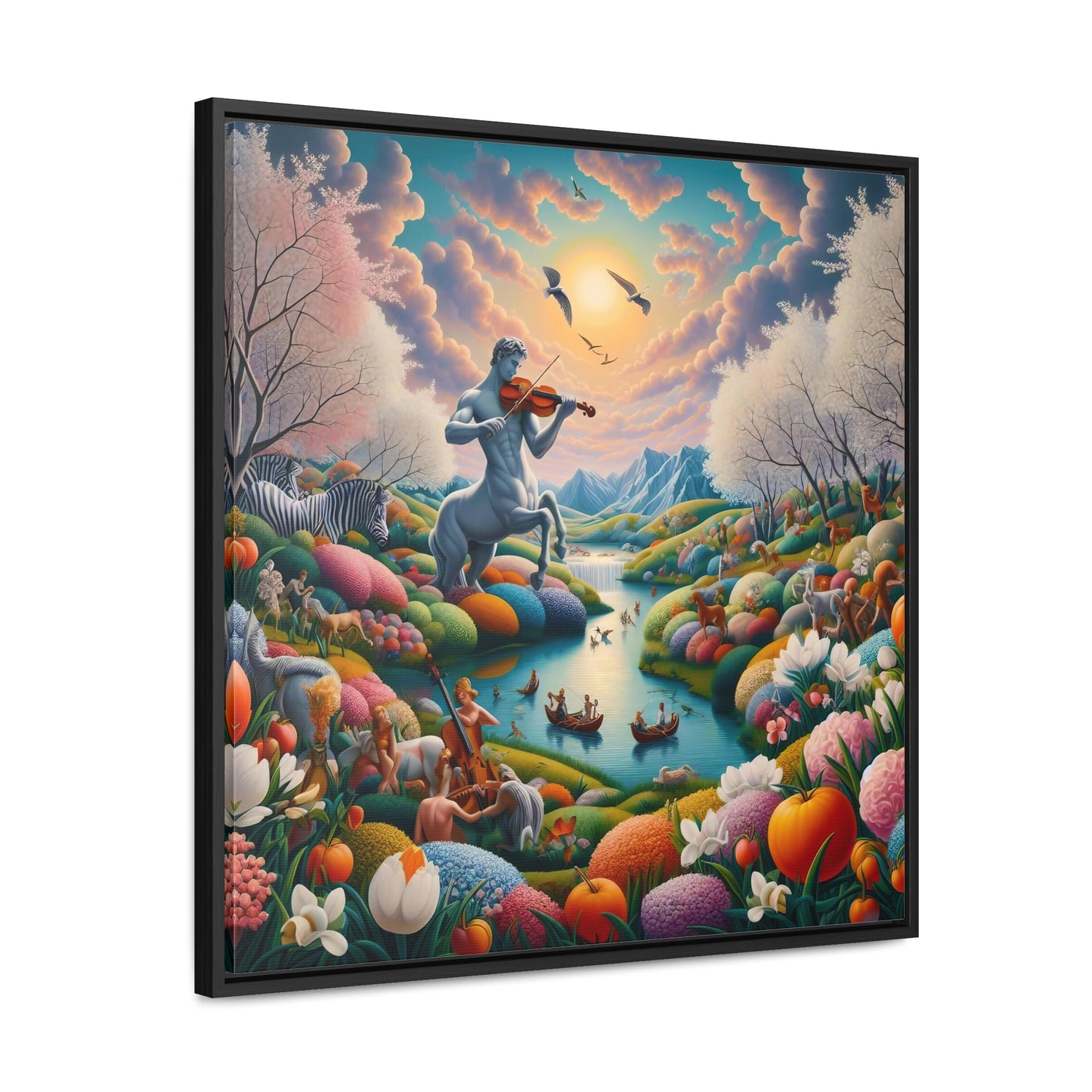 Framed Gallery Canvas Wrap - Spring 104