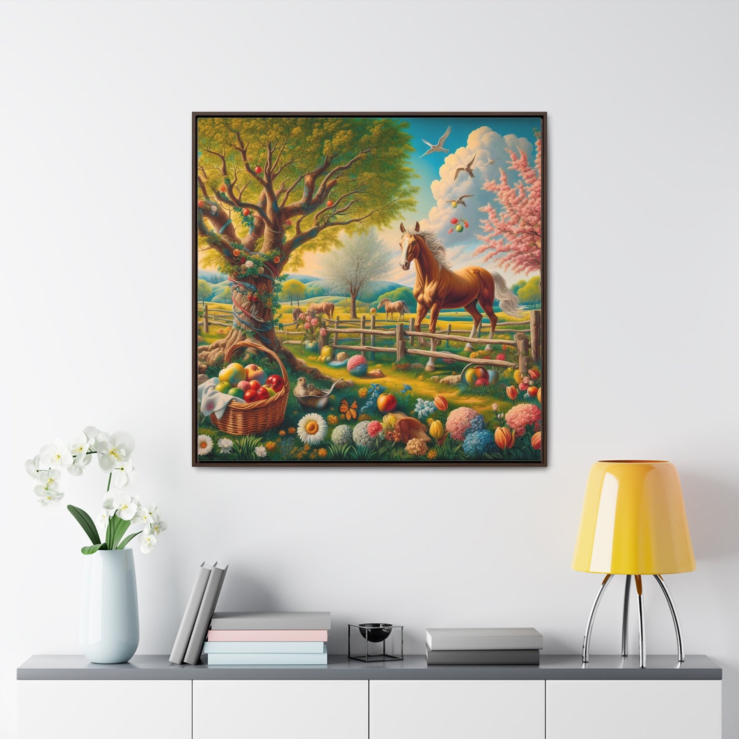 Framed Gallery Canvas Wrap - Spring 50