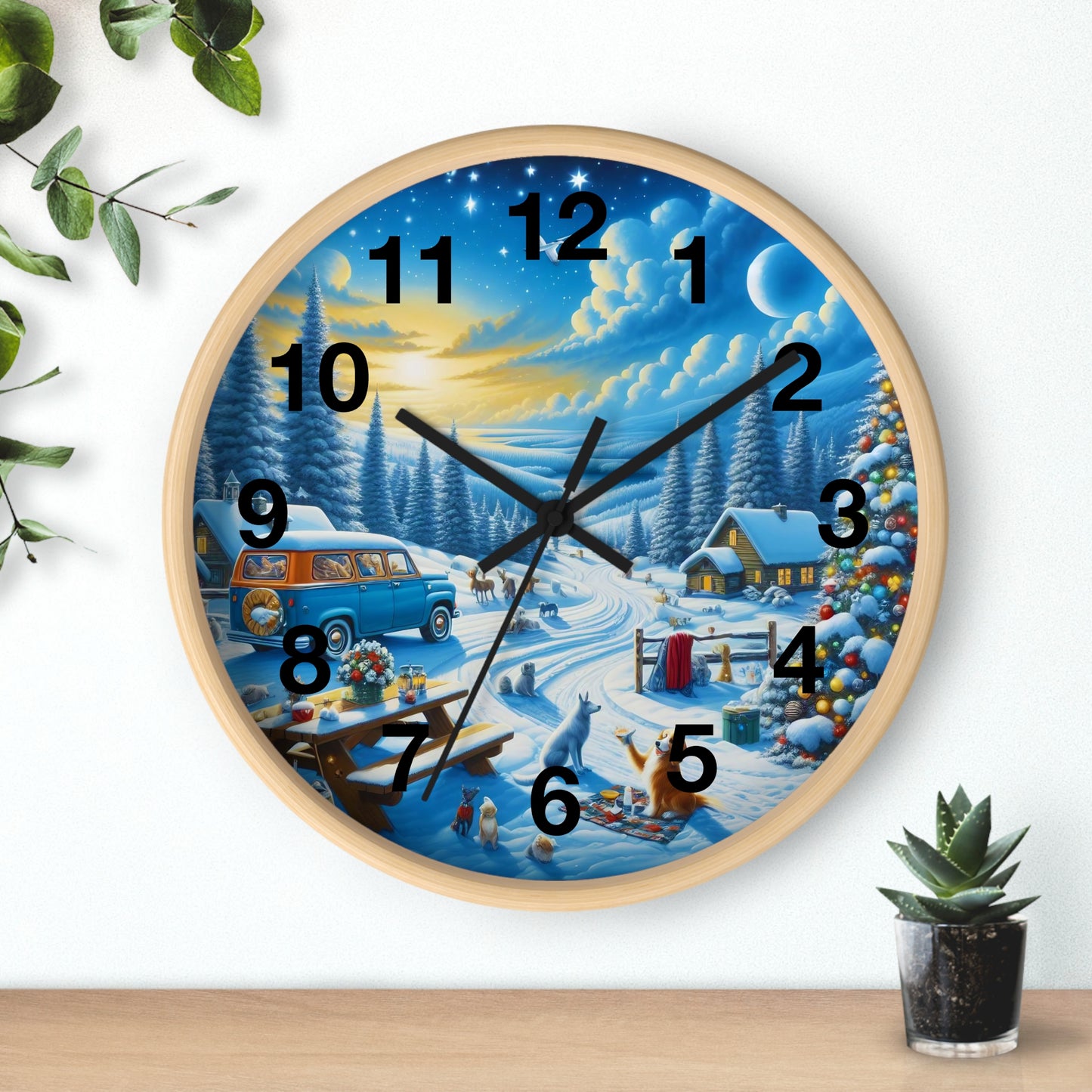 Wall Clock - Winter 110