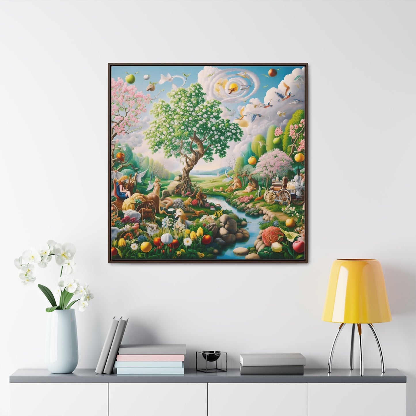 Framed Gallery Canvas Wrap - Spring 34