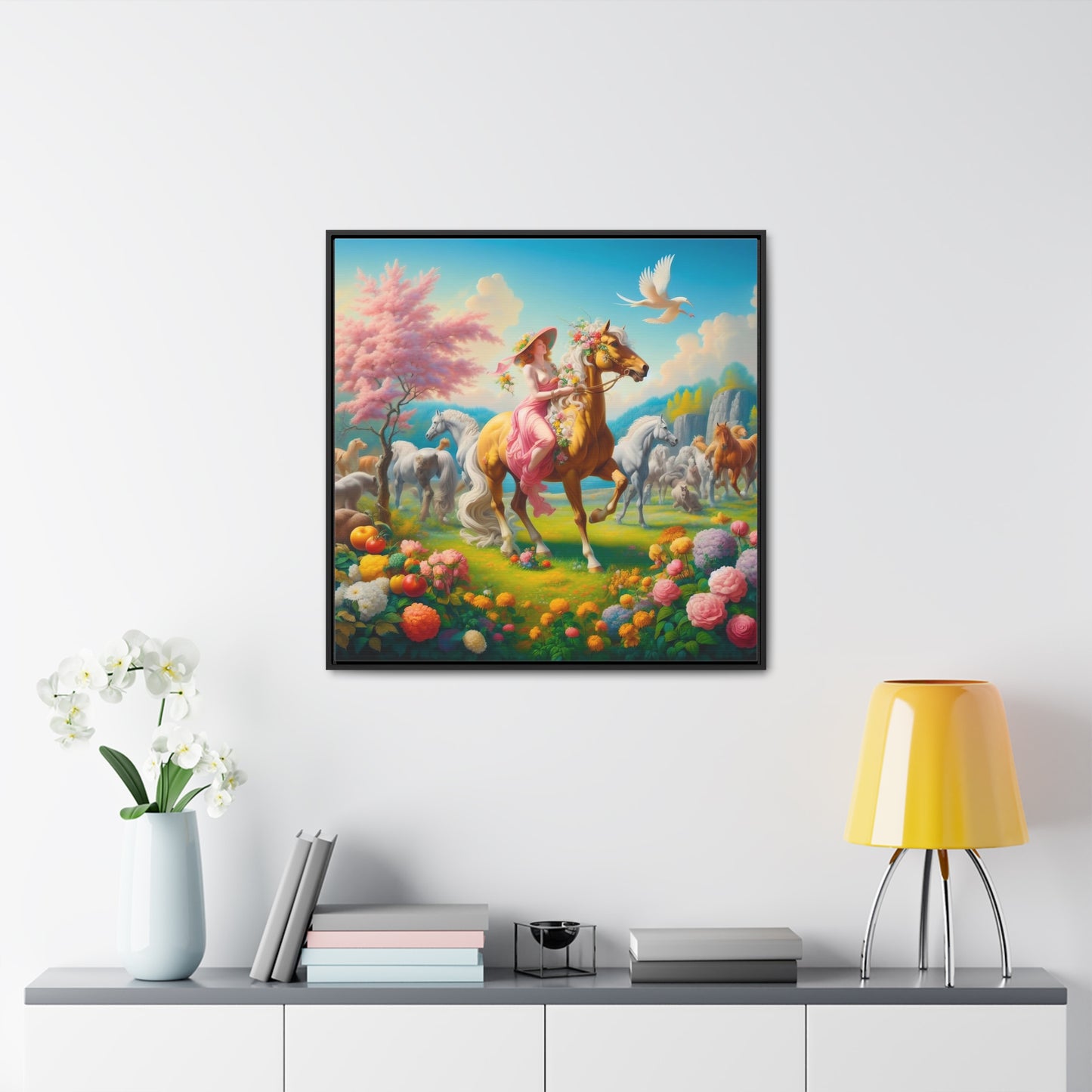 Framed Gallery Canvas Wrap - Spring 41