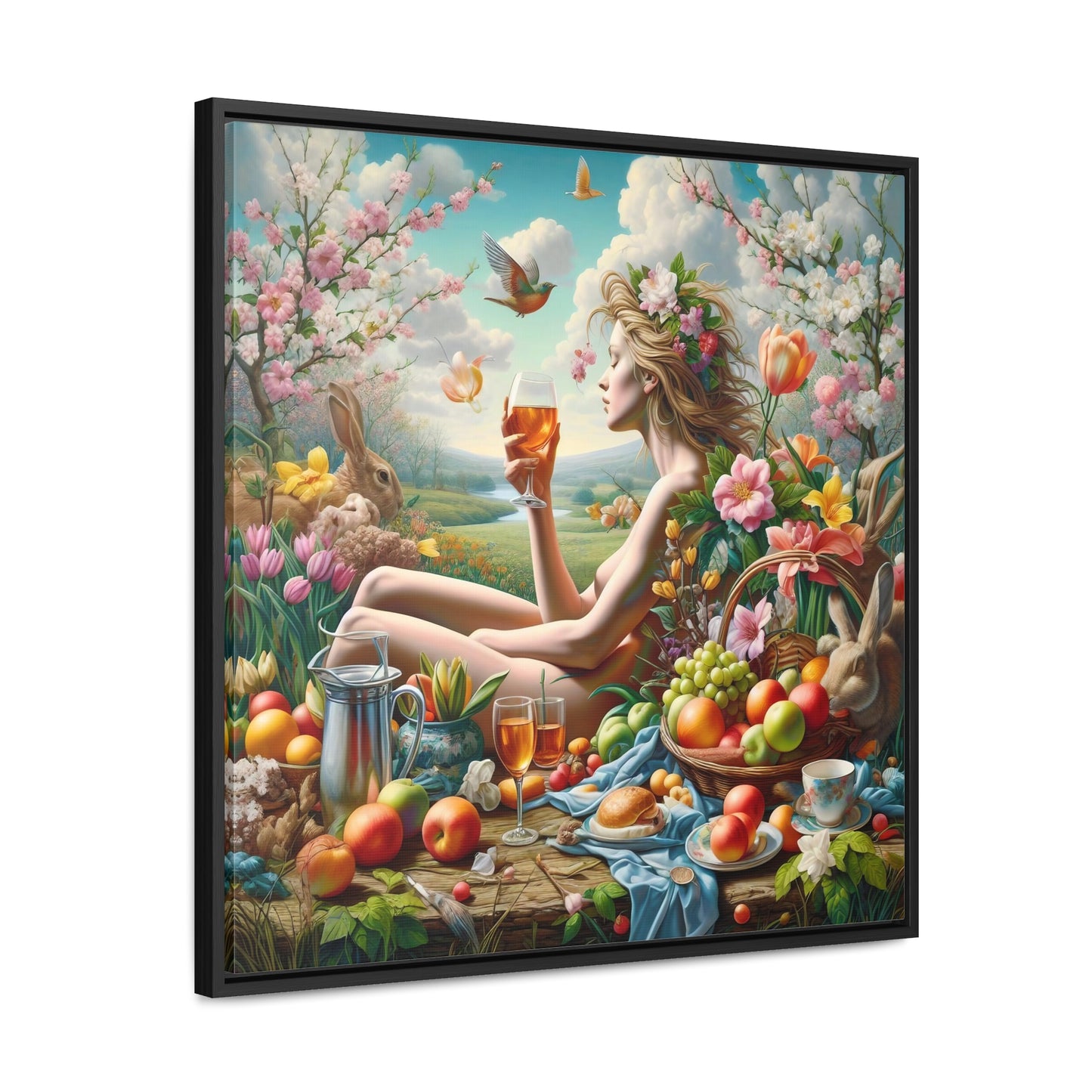 Framed Gallery Canvas Wrap - Spring 1