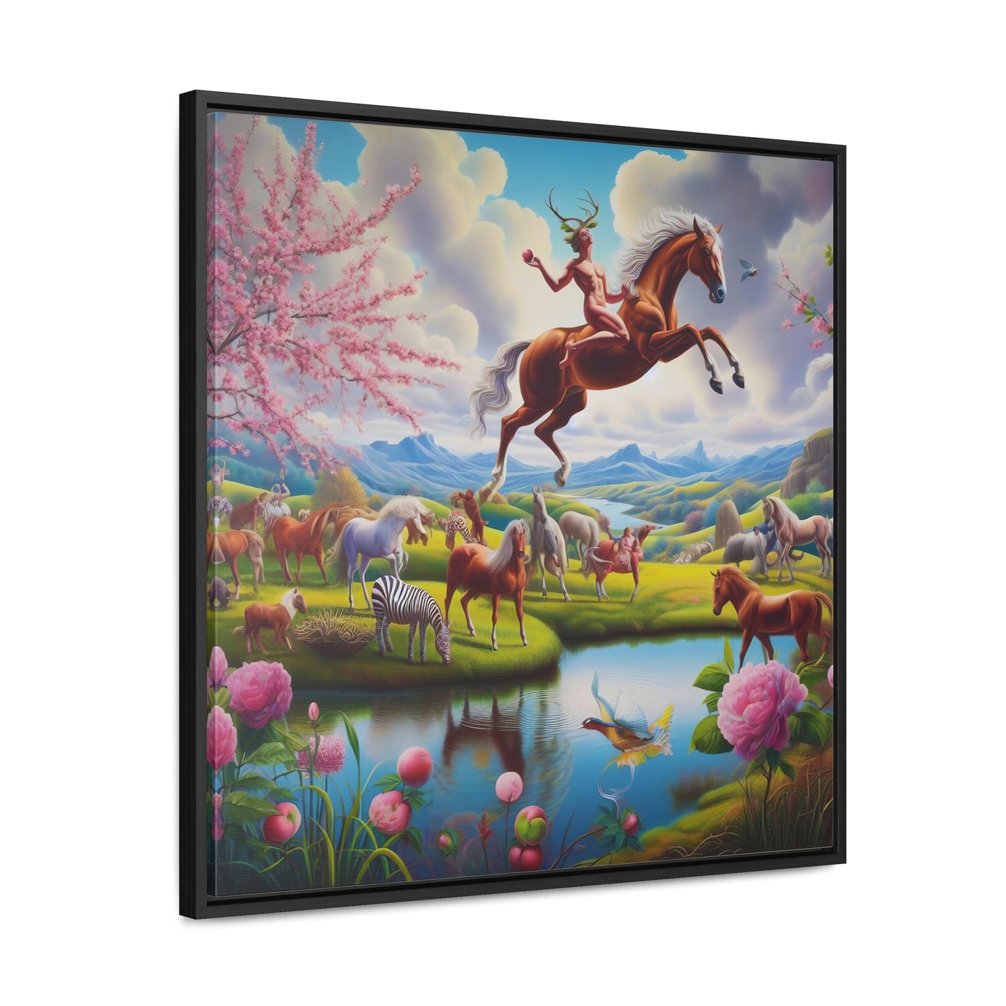 Framed Gallery Canvas Wrap - Spring 118