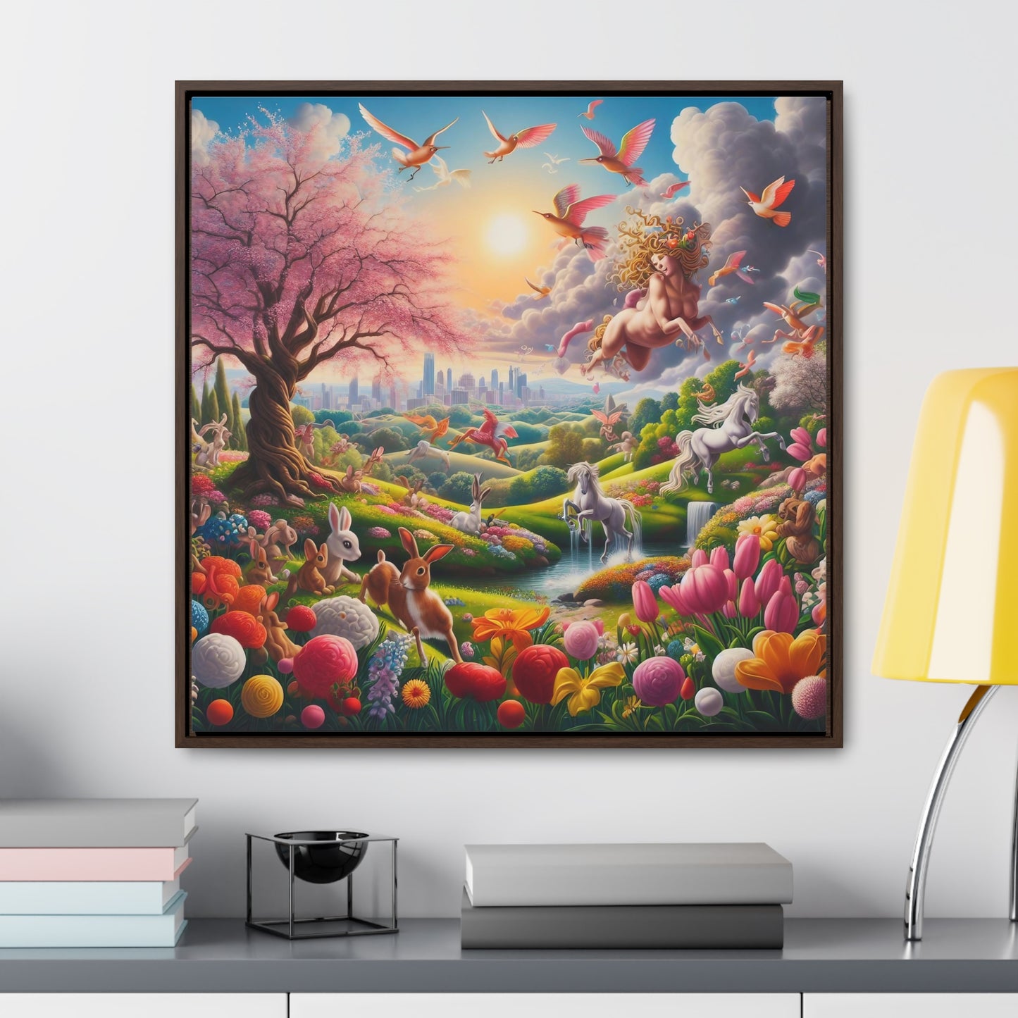 Framed Gallery Canvas Wrap - Spring 110