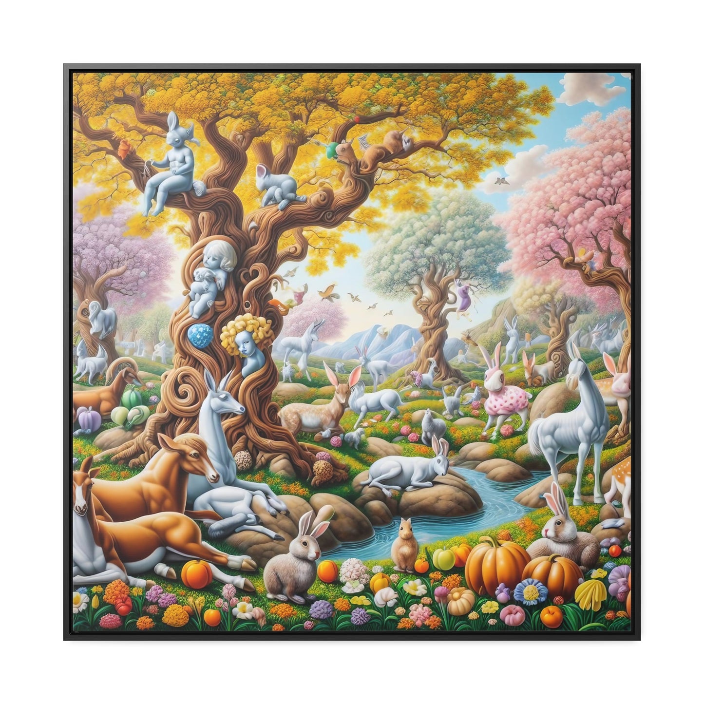 Framed Gallery Canvas Wrap - Spring 133