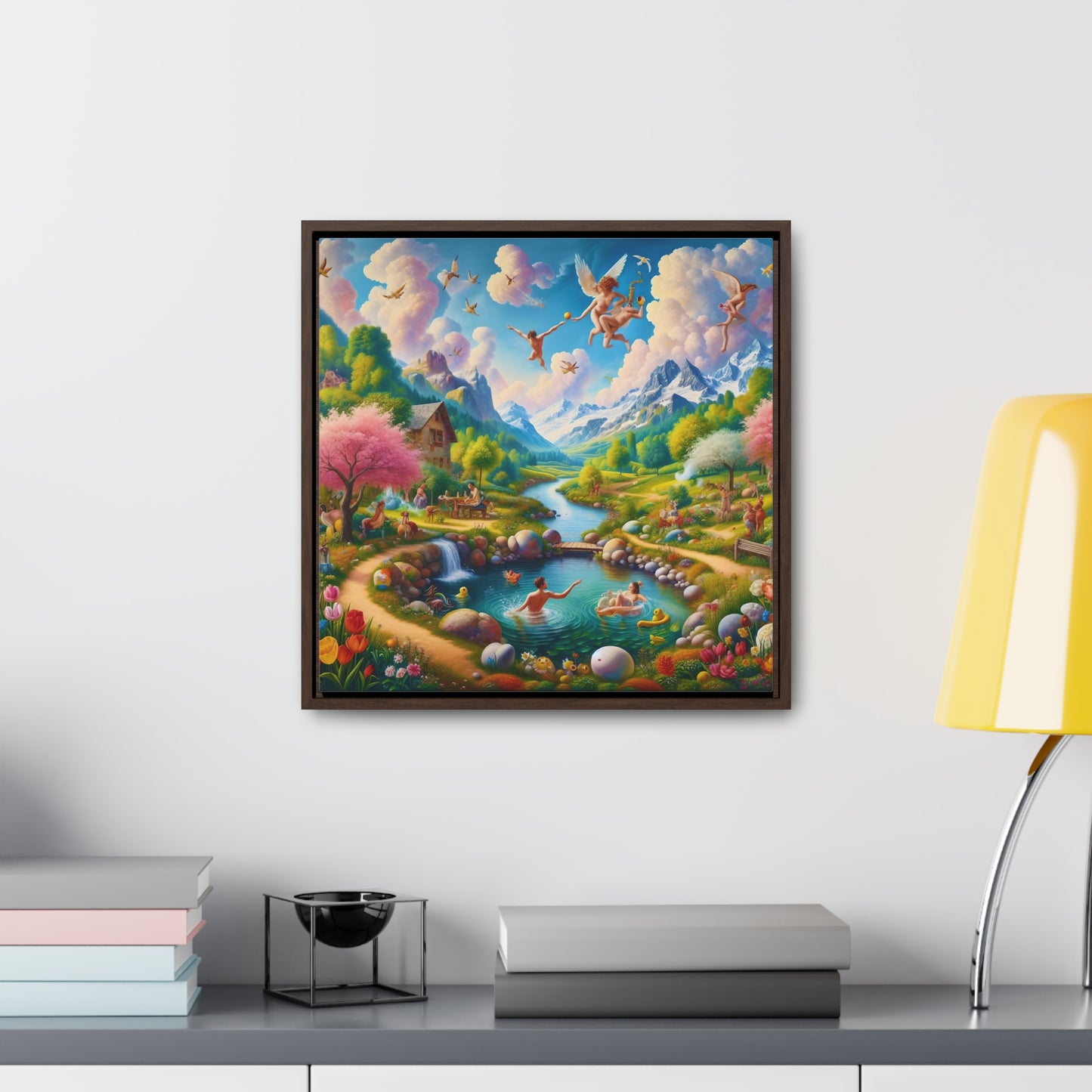 Framed Gallery Canvas Wrap - Spring 32